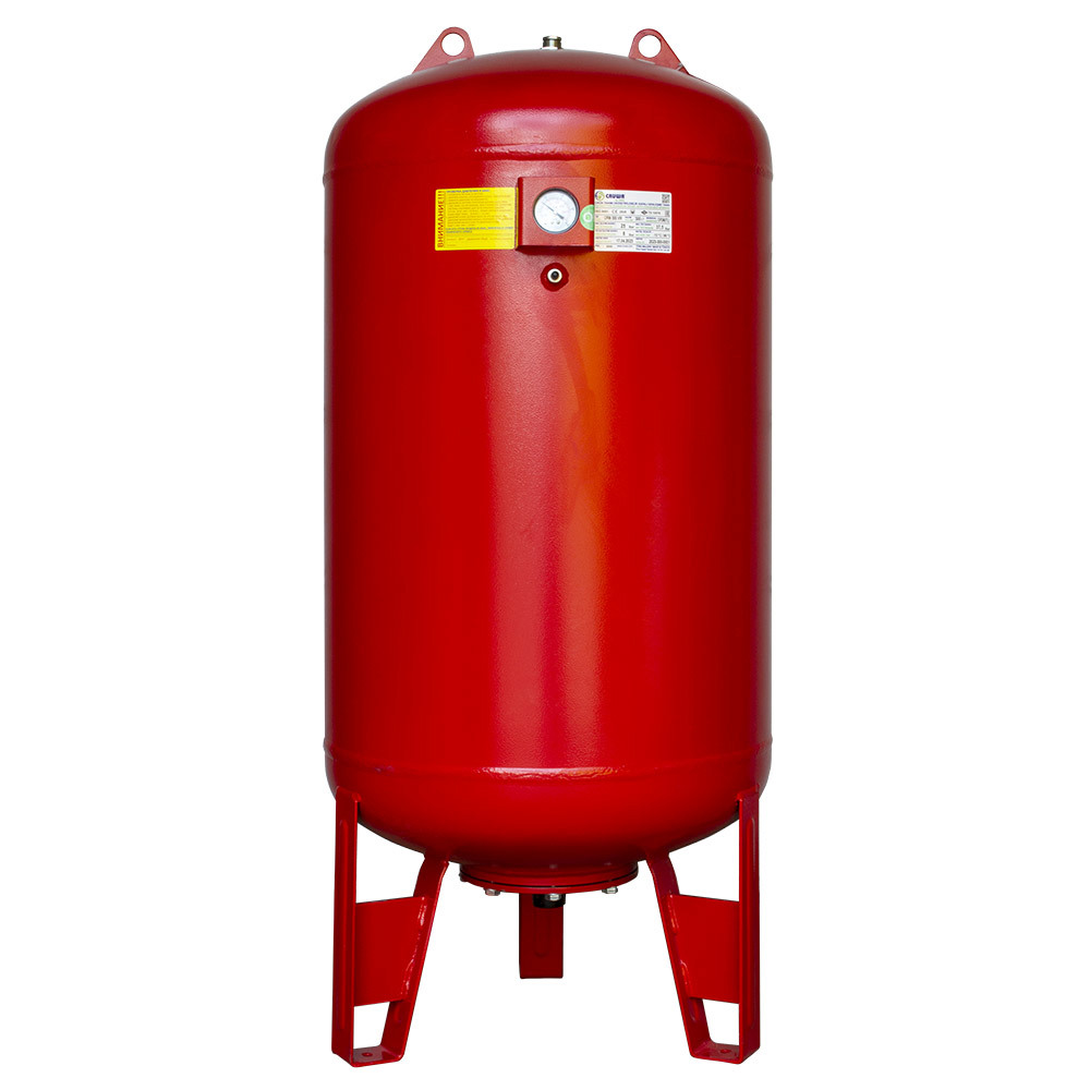 Изображение товара Расширительный бак для отопления 300 л Cruwa CRW 300 VM 25 RED 1 1/4" красный
