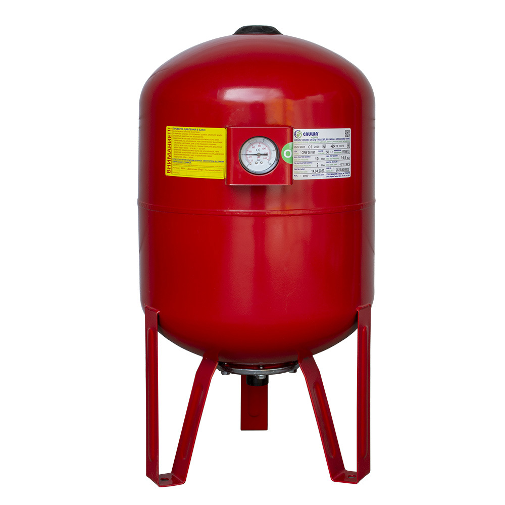 Изображение товара Расширительный бак для отопления 24 л Cruwa CRW 24 V 16 RED 1" красный