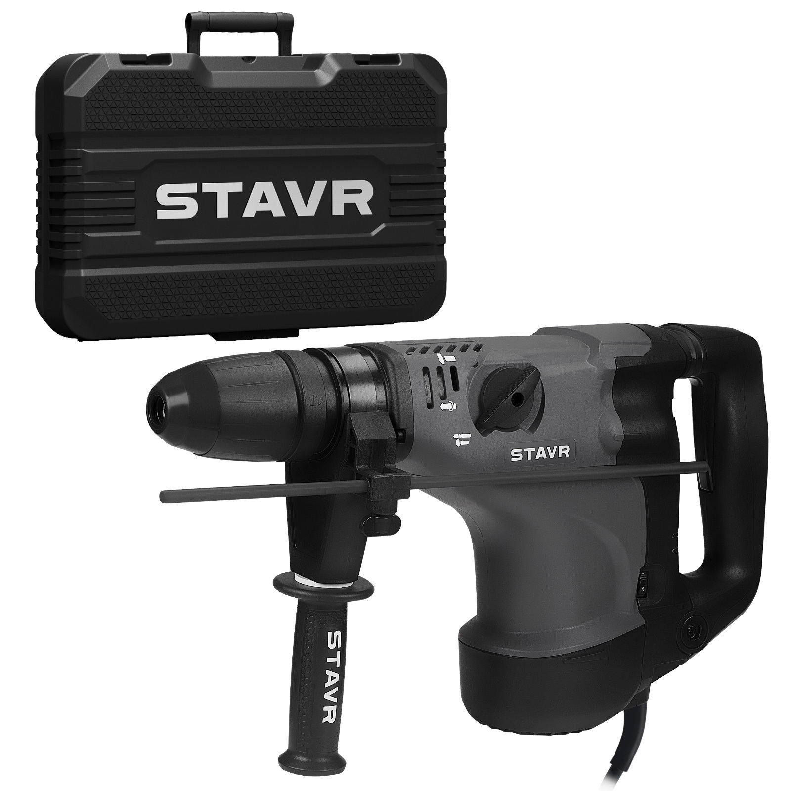 Изображение товара Перфоратор сетевой STAVR SBH 1200-40, 1200 Вт, 10 Дж