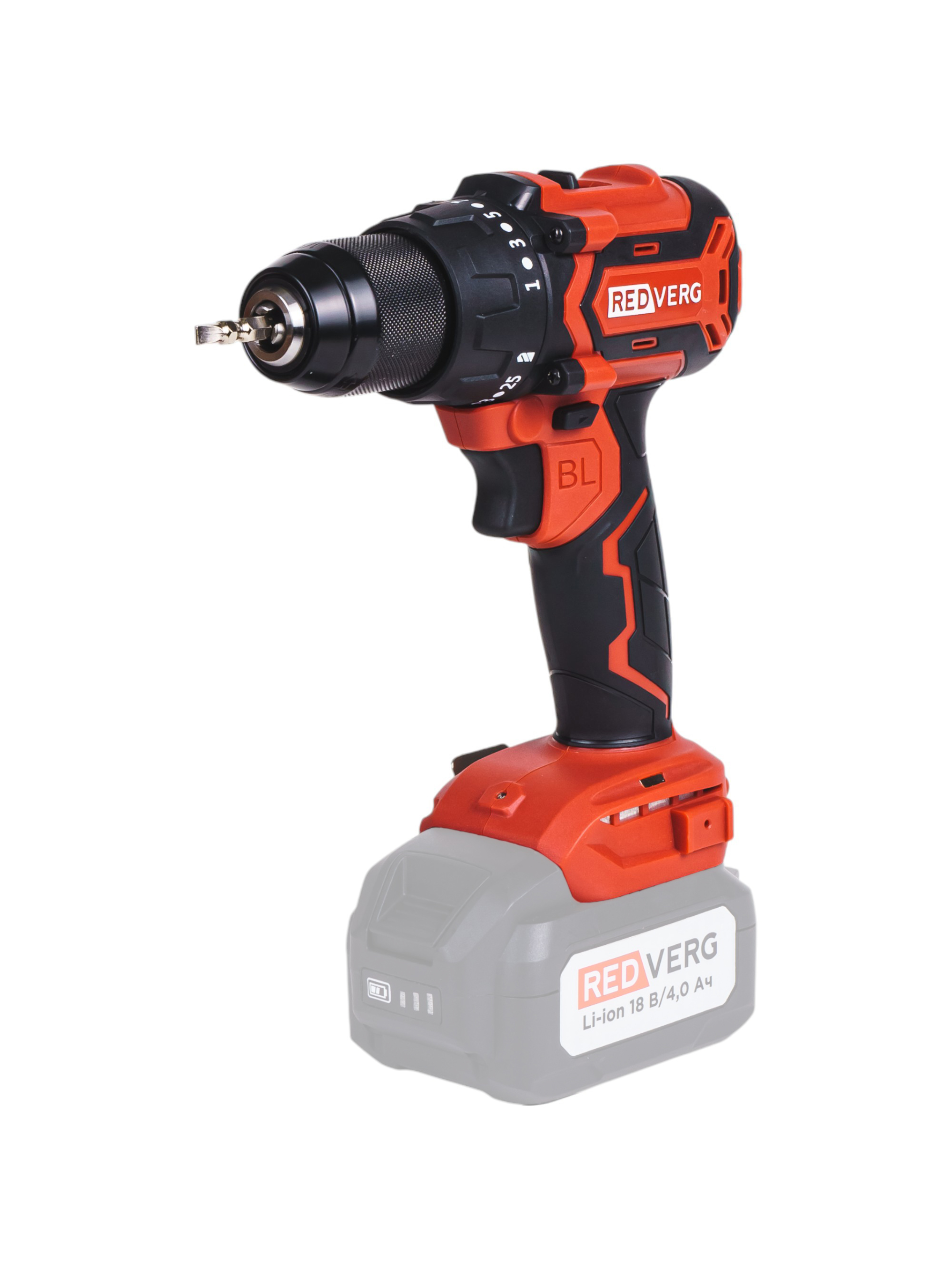 Изображение товара Аккумуляторная бесщеточная дрель-шуруповерт REDVERG RD-S18BLC/U2 Изображение товара Аккумуляторная бесщеточная дрель-шуруповерт REDVERG RD-S18BLC/U2