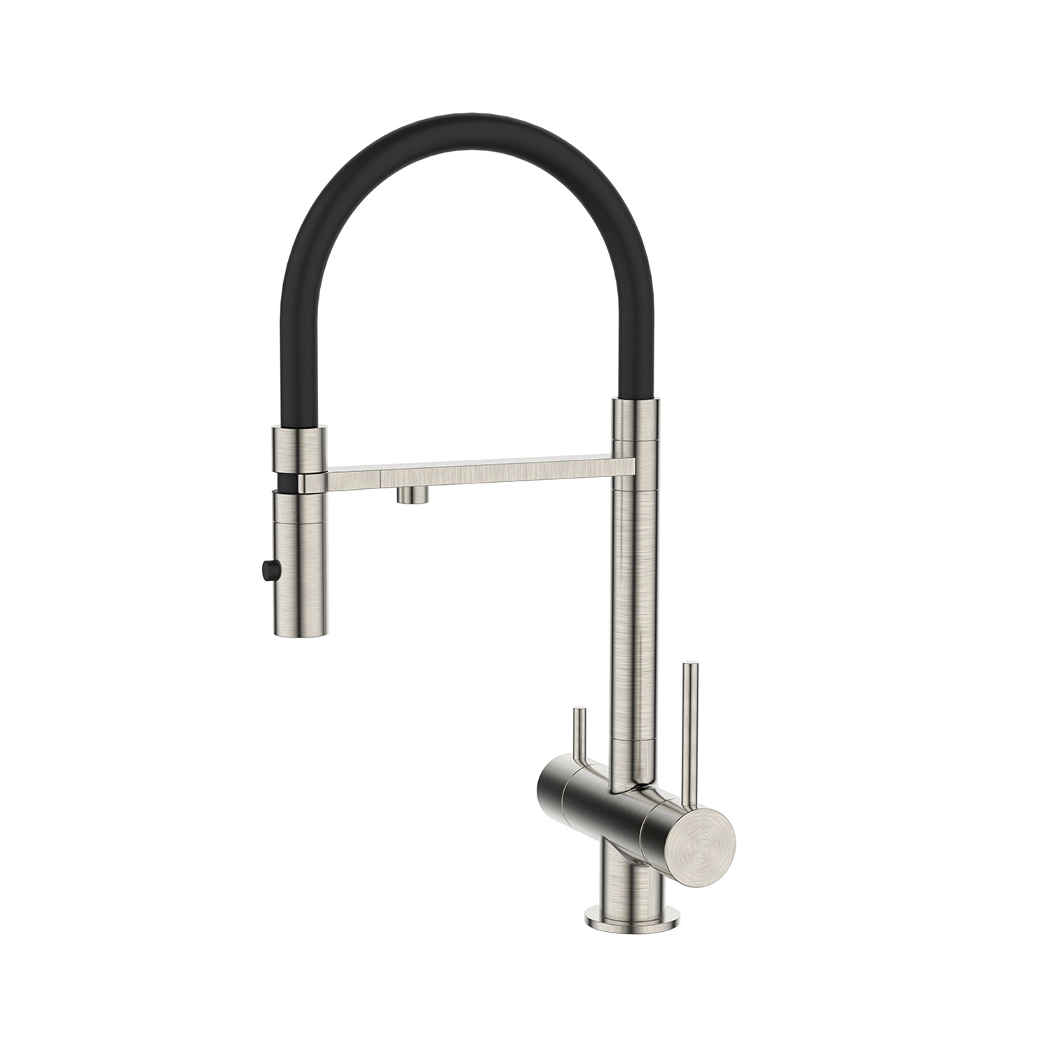 Изображение товара Однорычажный кухонный смеситель Iddis Ace излив 18 см сатин с функцией фильтрации воды