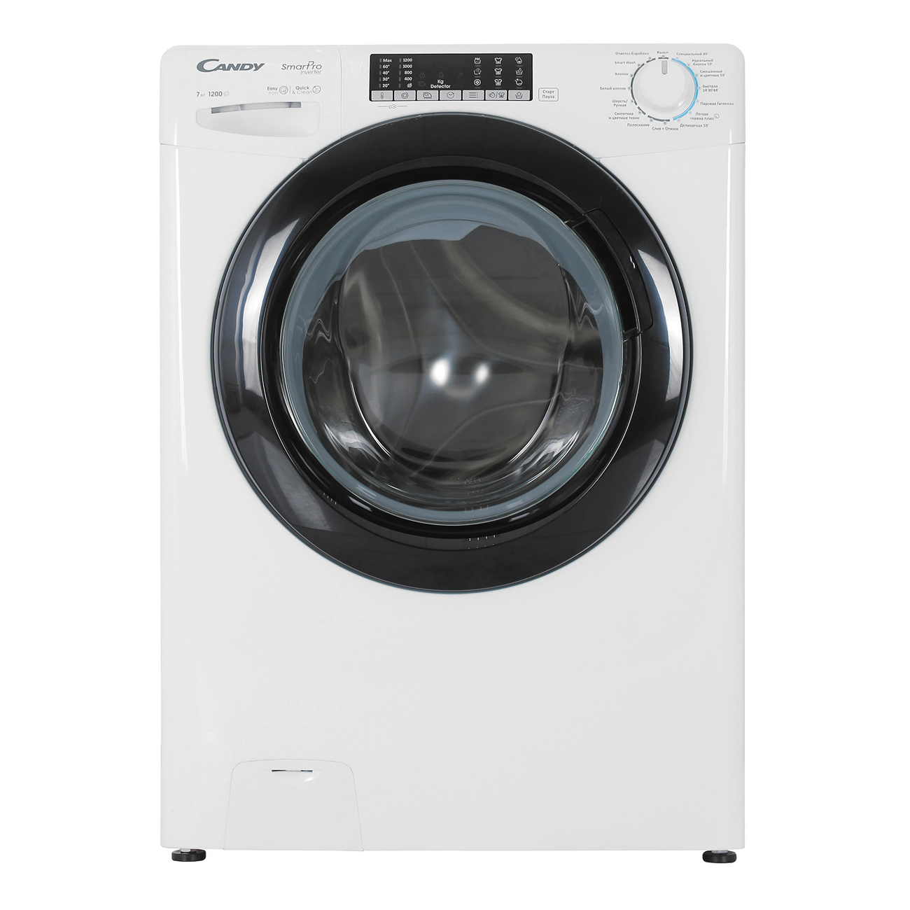 Изображение товара Стиральная машина Candy Cso4 276twmb-07 60x85x40 7 кг цвет белый Изображение товара Стиральная машина Candy Cso4 276twmb-07 60x85x40 7 кг цвет белый