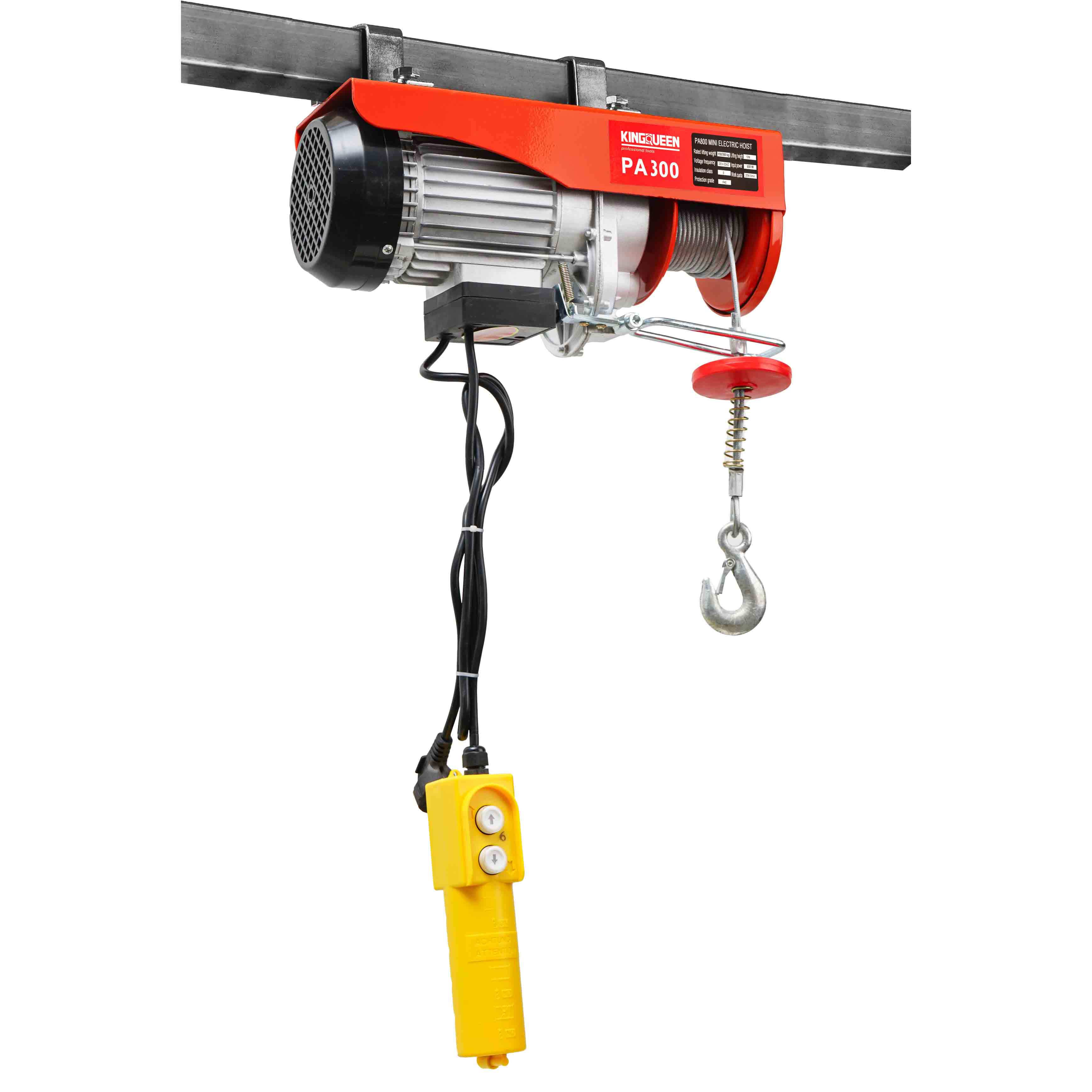 Изображение товара Лебедка электрическая Kingqueen PA-300, грузоподъемность до 300 кг