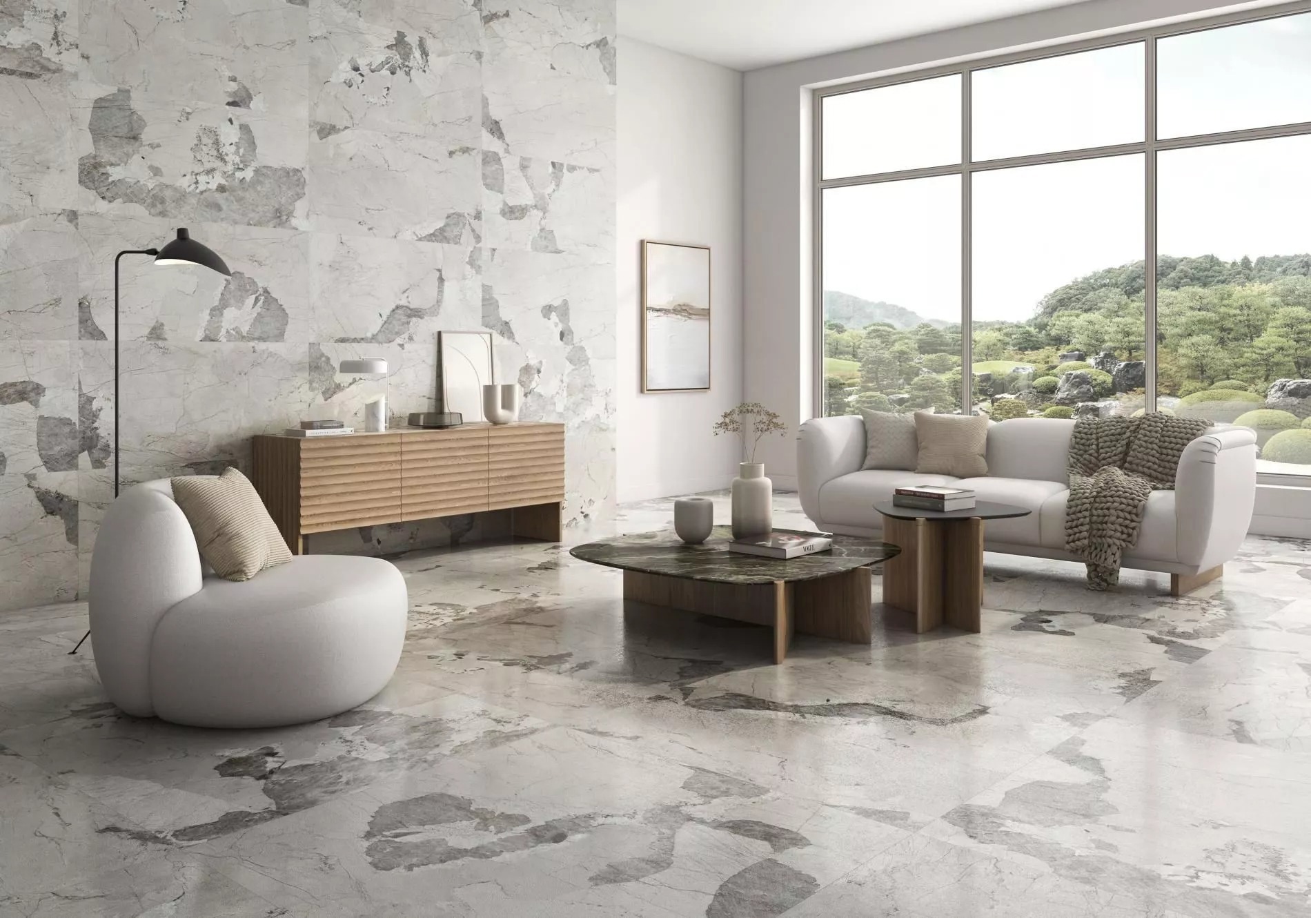 Изображение товара Керамогранит Pamesa ceramica Patagonia ANTIC PATAGONIA White 120x60см цвет белый