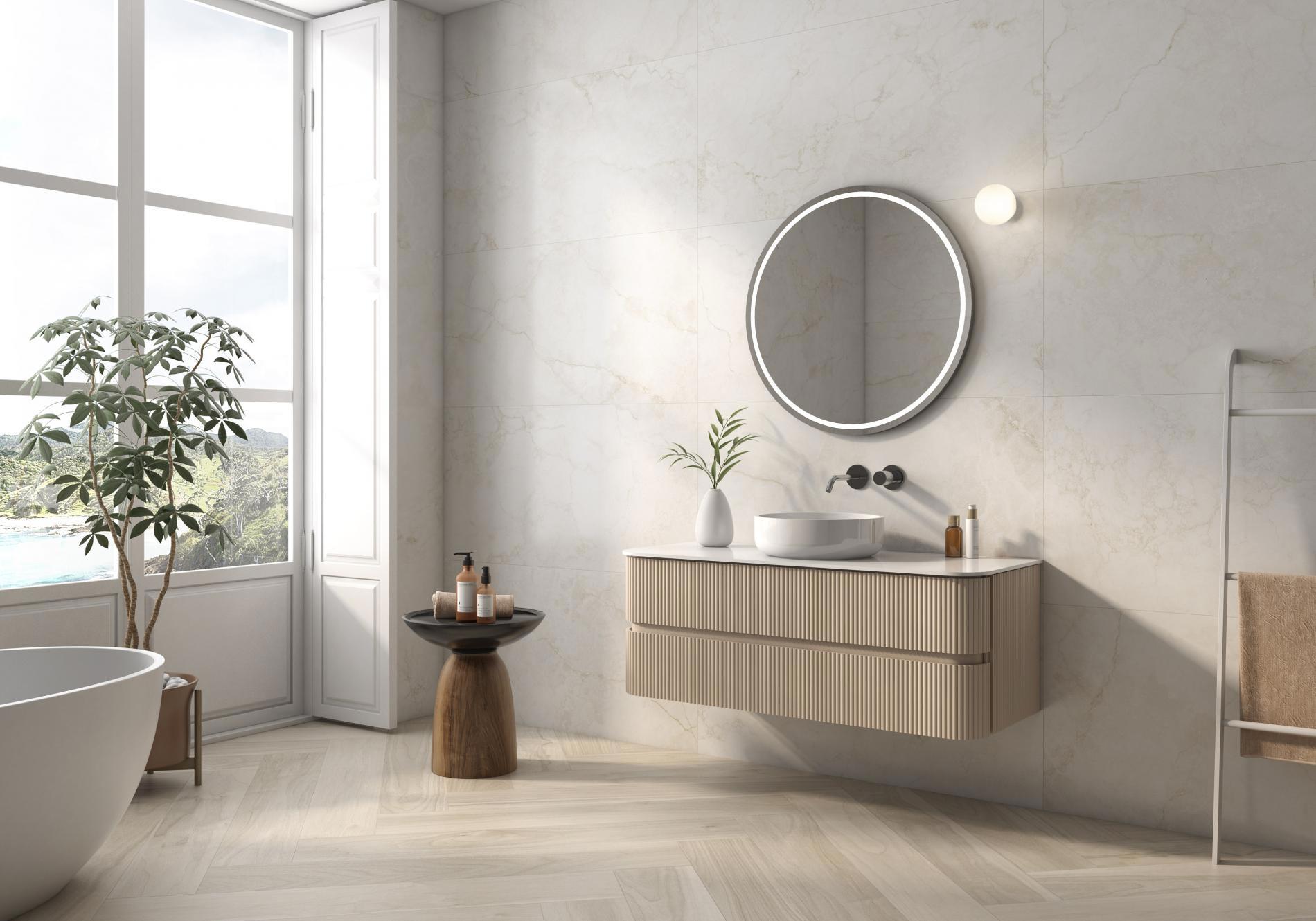 Изображение товара Керамогранит Pamesa ceramica Hermes Cream ANTIC 120x60см цвет бежевый