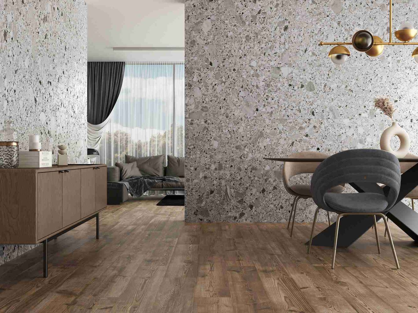 Изображение товара Керамогранит Pamesa ceramica Pietra di gre Perla Matt 120x60 см серый