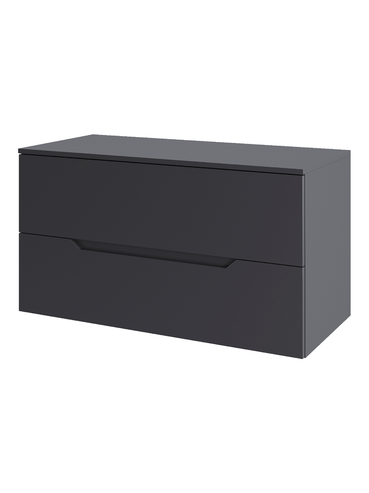 Изображение товара Подвесная тумба под раковину TOPLINE FLIPTUS100G 100 см серый МДФ