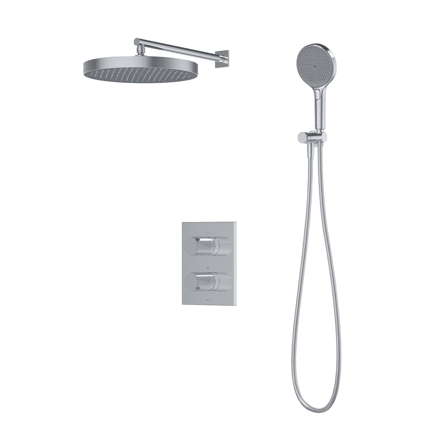 Изображение товара Душевая система IDDIS DUNSB0Ti67 с термостатом и верхним душем 32 см