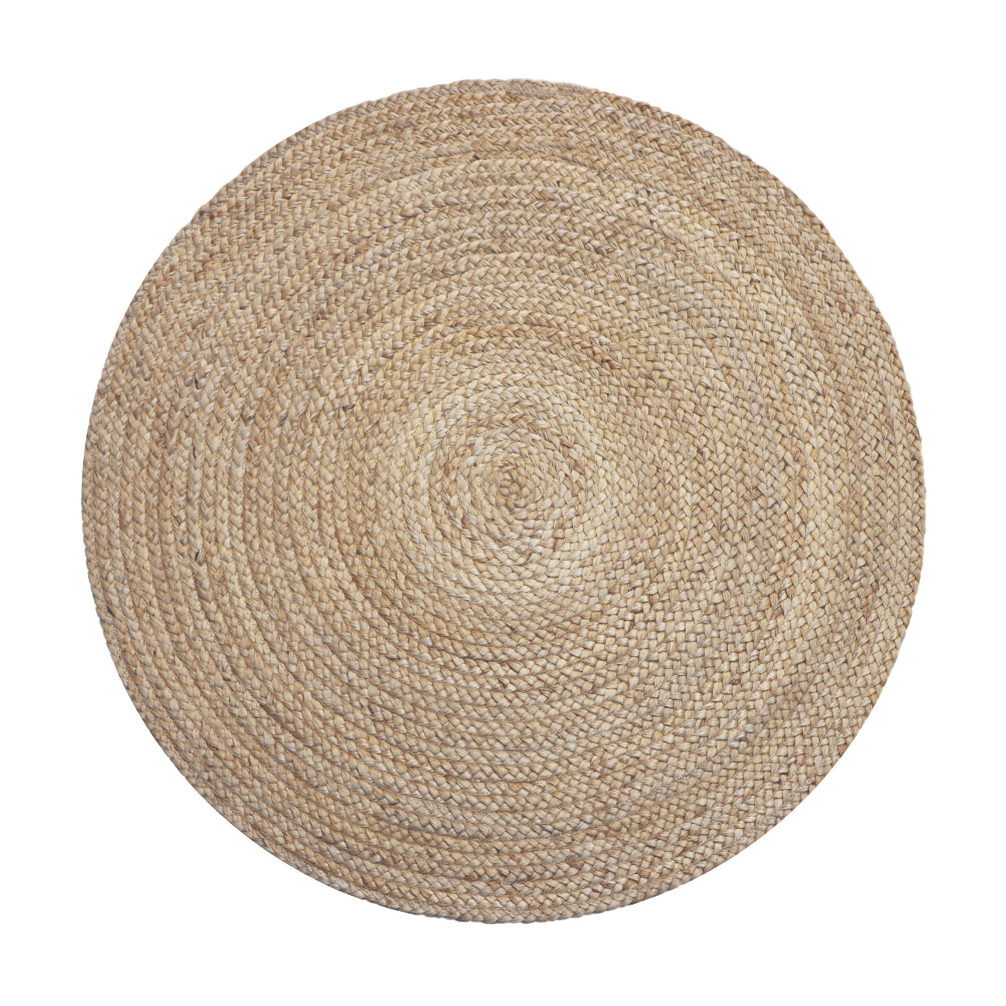 Изображение товара Ковер KREAFORTA Nile круг Ø150 см джут цвет желтый