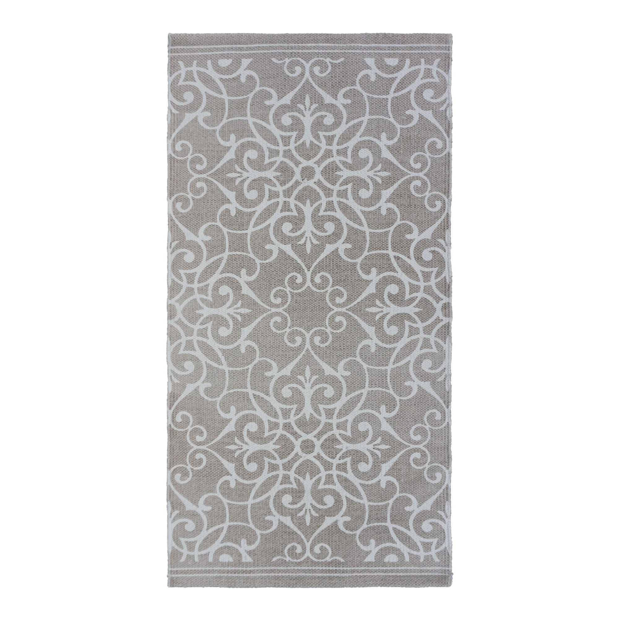 Изображение товара Ковер KREAFORTA Lessa 60x120 см хлопок бежевый прямоугольный