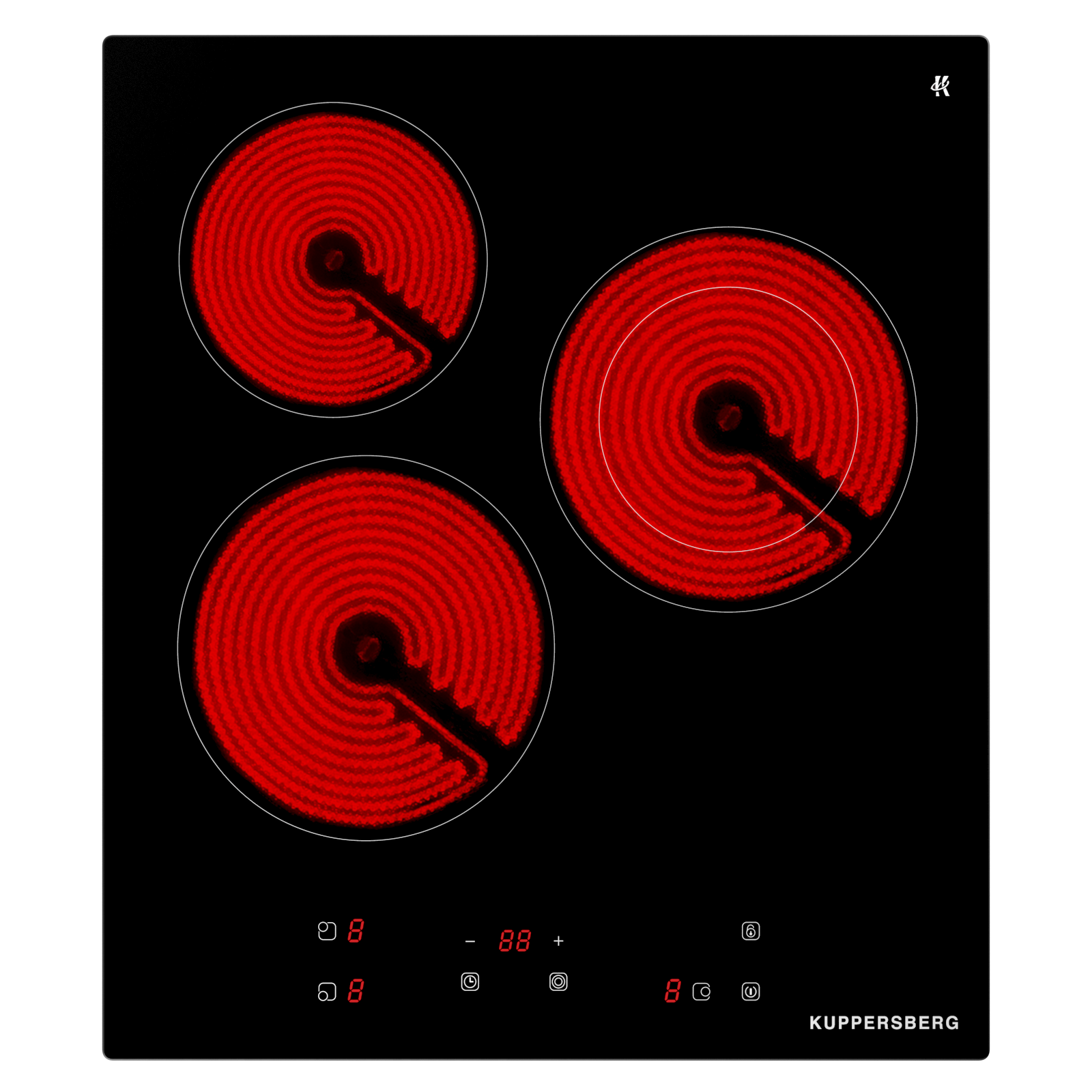 Изображение товара Кухня Kuppersberg ECO 400 45 см 3 конфорки цвет черный