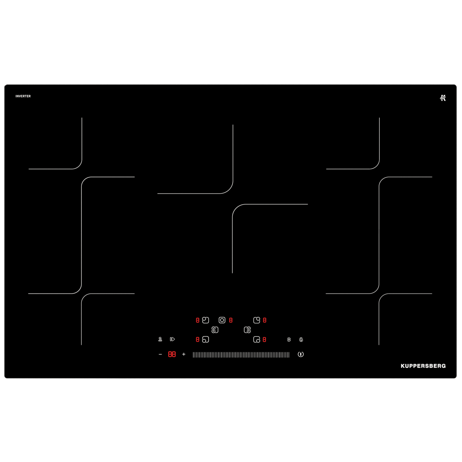 Изображение товара Индукционная кухонная поверхность Kuppersberg ICI 818 77 см 5 конфорок черный