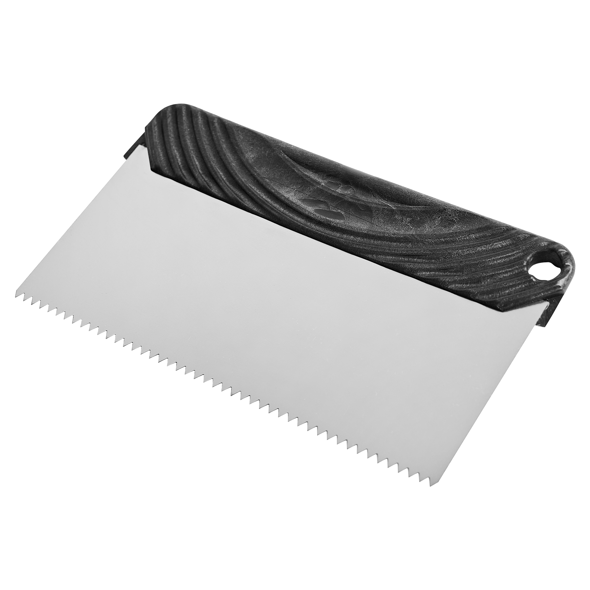 Изображение товара Шпатель зубчатый Интек 10110-200-S2 200 мм из нержавеющей стали