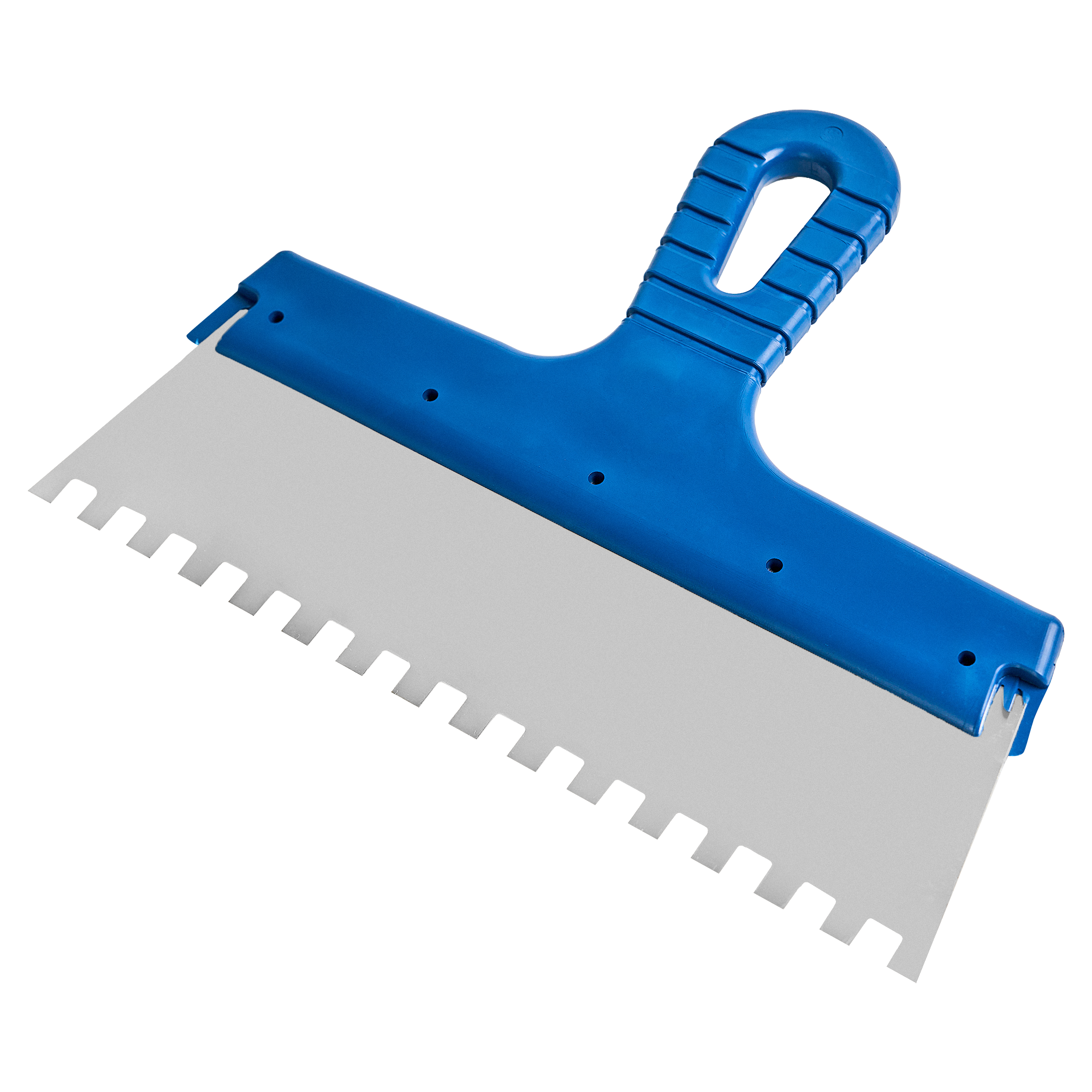 Изображение товара Шпатель зубчатый Интек 10108-250-008 250 мм, нержавеющая сталь, зуб 8x8 мм