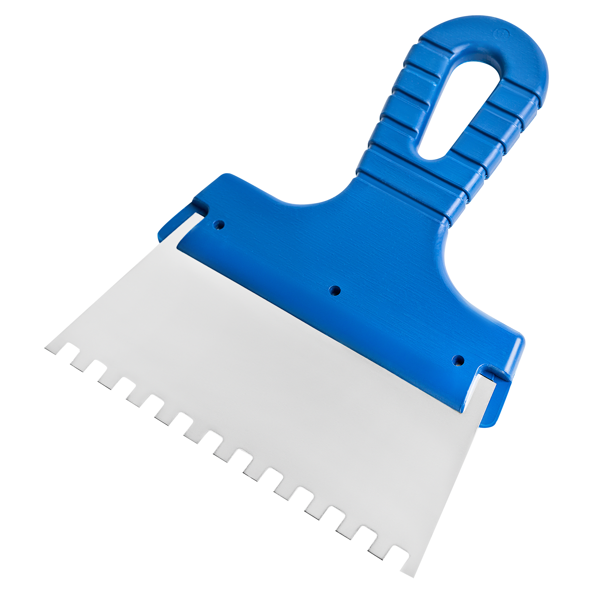 Изображение товара Шпатель зубчатый Интек 10108-150-006 150 мм, нержавеющая сталь, зуб 6x6 мм