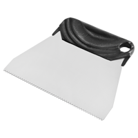 Изображение товара Шпатель зубчатый для клея Интек 10110-150-001 150 мм из нержавеющей стали