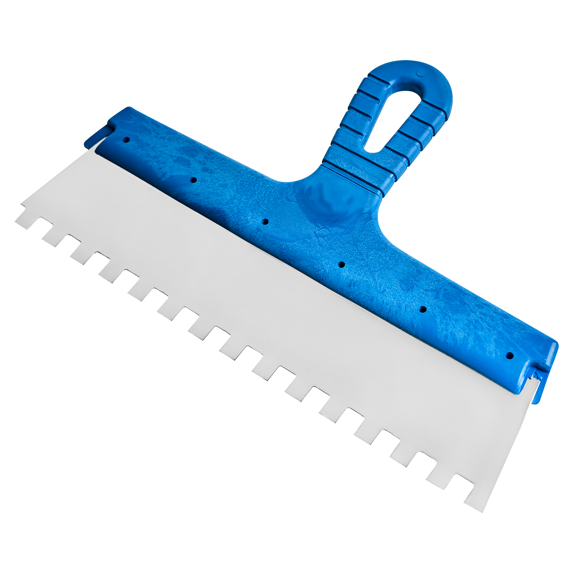 Изображение товара Шпатель зубчатый Интек 10108-300-010 300 мм, нержавеющая сталь, зуб 10x10 мм