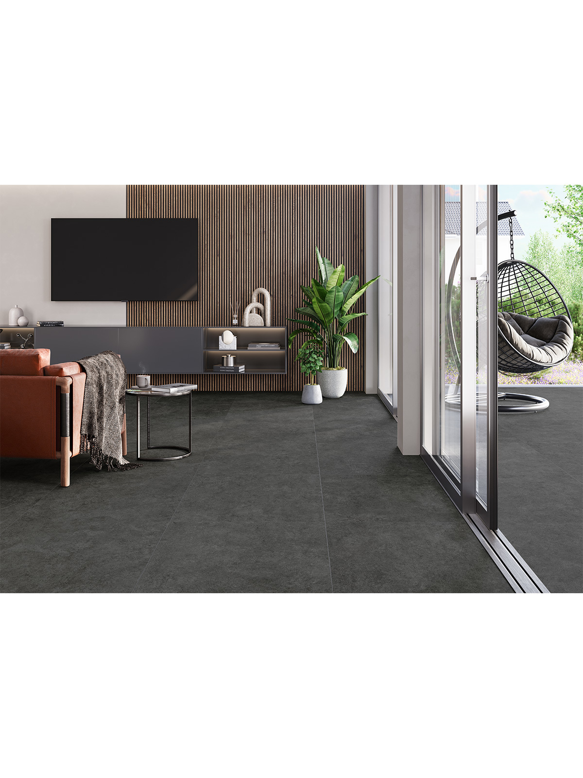 Изображение товара Керамогранит Alma ceramica Bond GFU6060BND20R 60x60см цвет черный