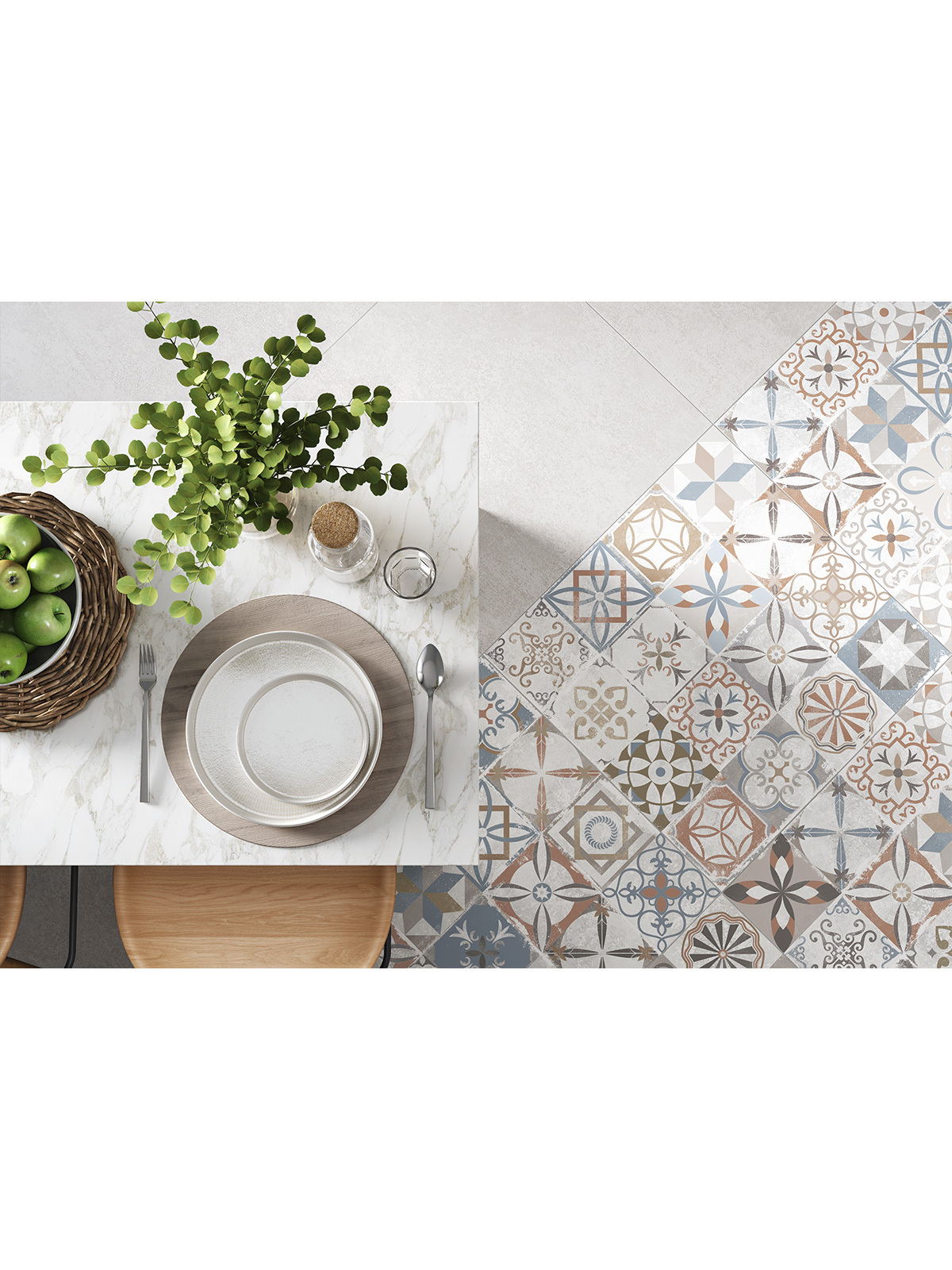 Изображение товара Керамогранит Alma ceramica Beton pro GFU6060BTP14R 60x60см цвет разноцветный