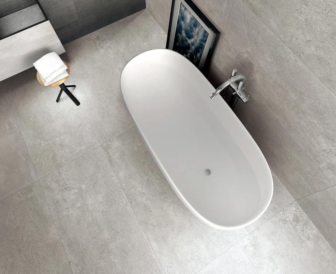 Изображение товара Керамогранит Kerald Fiji 60x120 см серый шероховатый крупный формат