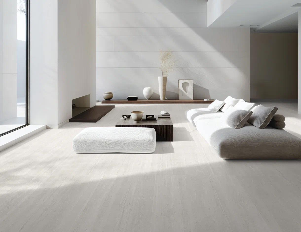 Изображение товара Керамогранит Kerald Travetine 60x120 см светло-бежевый для пола и стен Изображение товара Керамогранит Kerald Travetine 60x120 см светло-бежевый для пола и стен