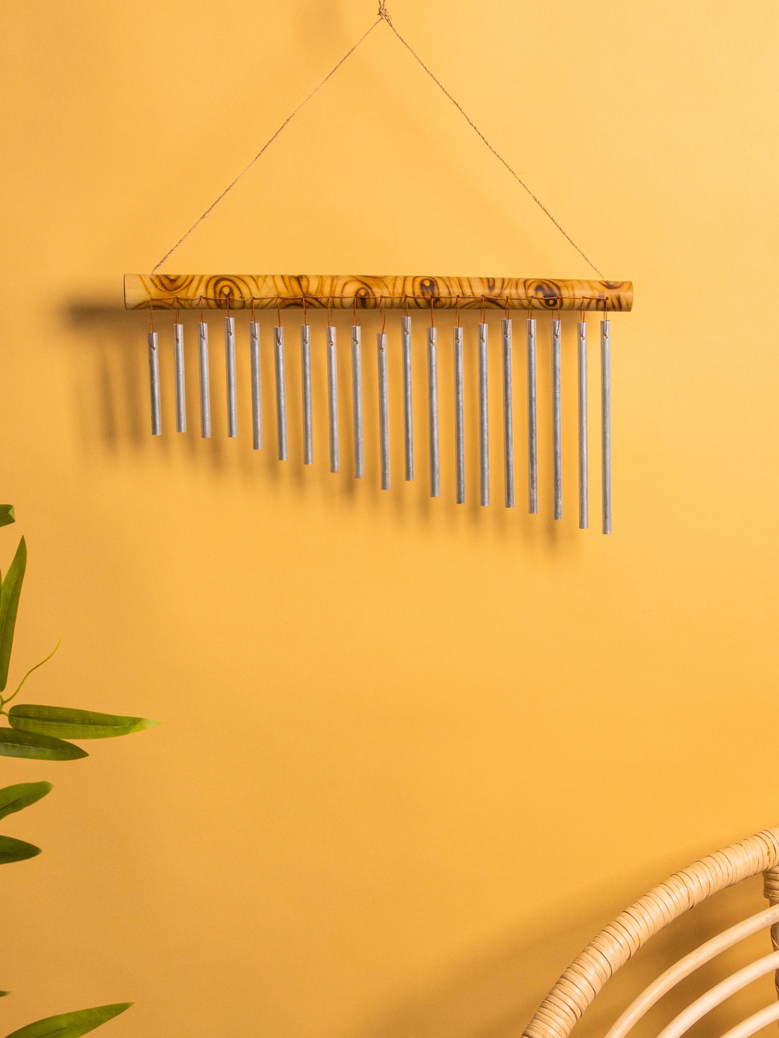 Изображение товара Музыка ветра СИМА-ЛЕНД — декоративный бамбук+алюминий 40х23 см