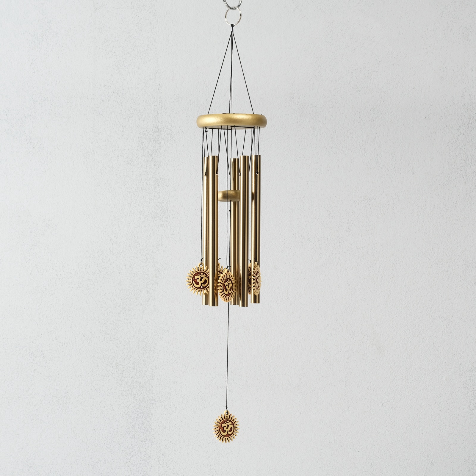 Изображение товара Музыка ветра СИМА-ЛЕНД с символом Ом в солнце, 5 трубок, 60 см