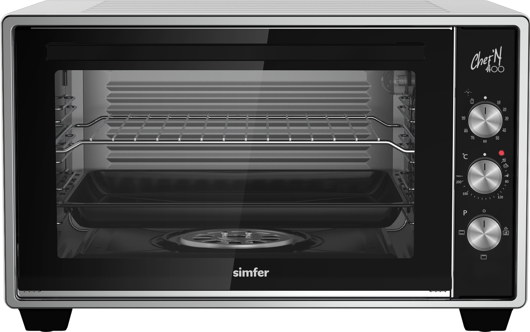 Изображение товара Электропечь 1300 Вт Simfer M40W03 45.5x35.5x40 см цвет белый