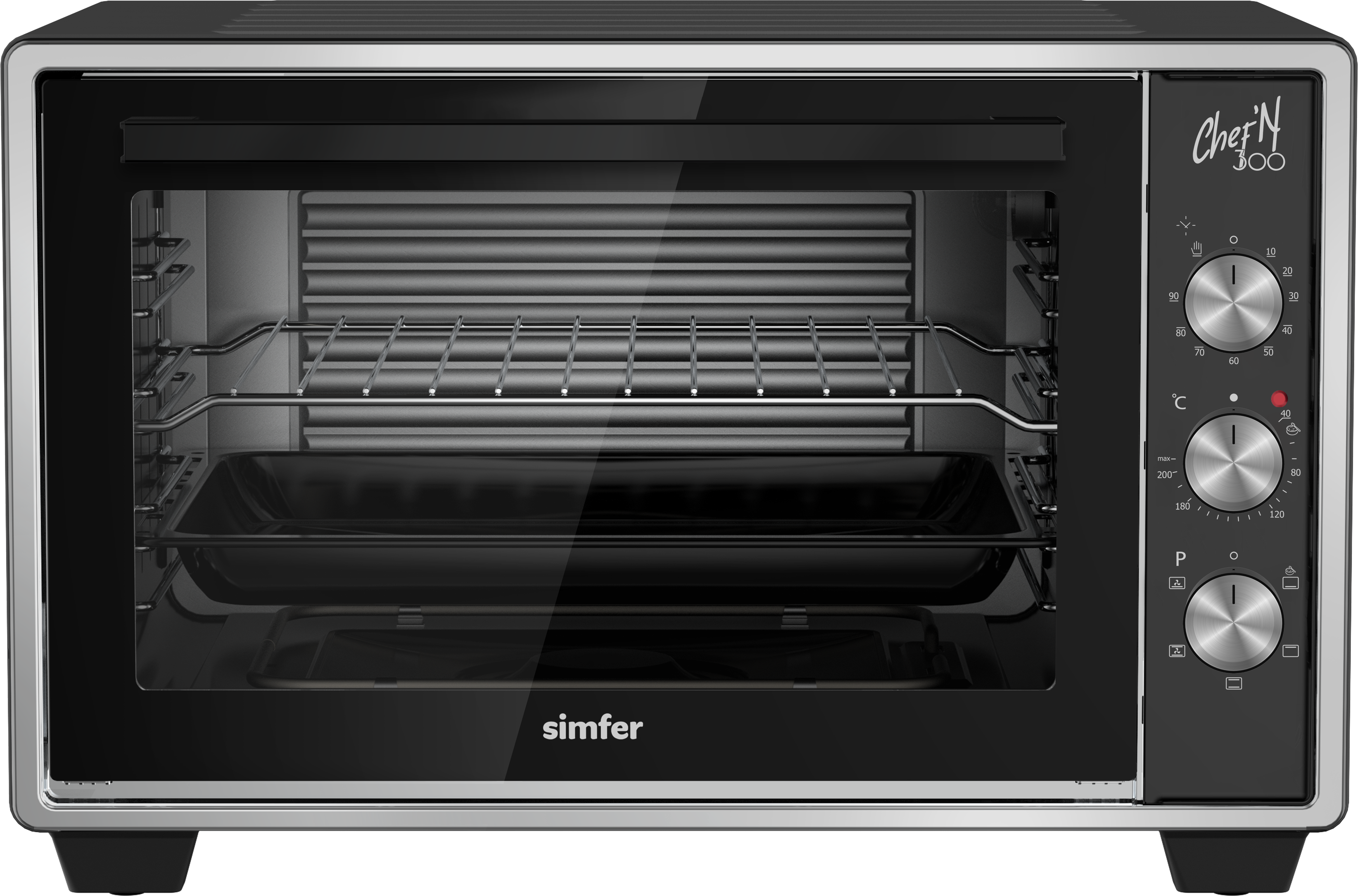 Изображение товара Электропечь Simfer M30B15 1300 Вт 30 л черная компактная