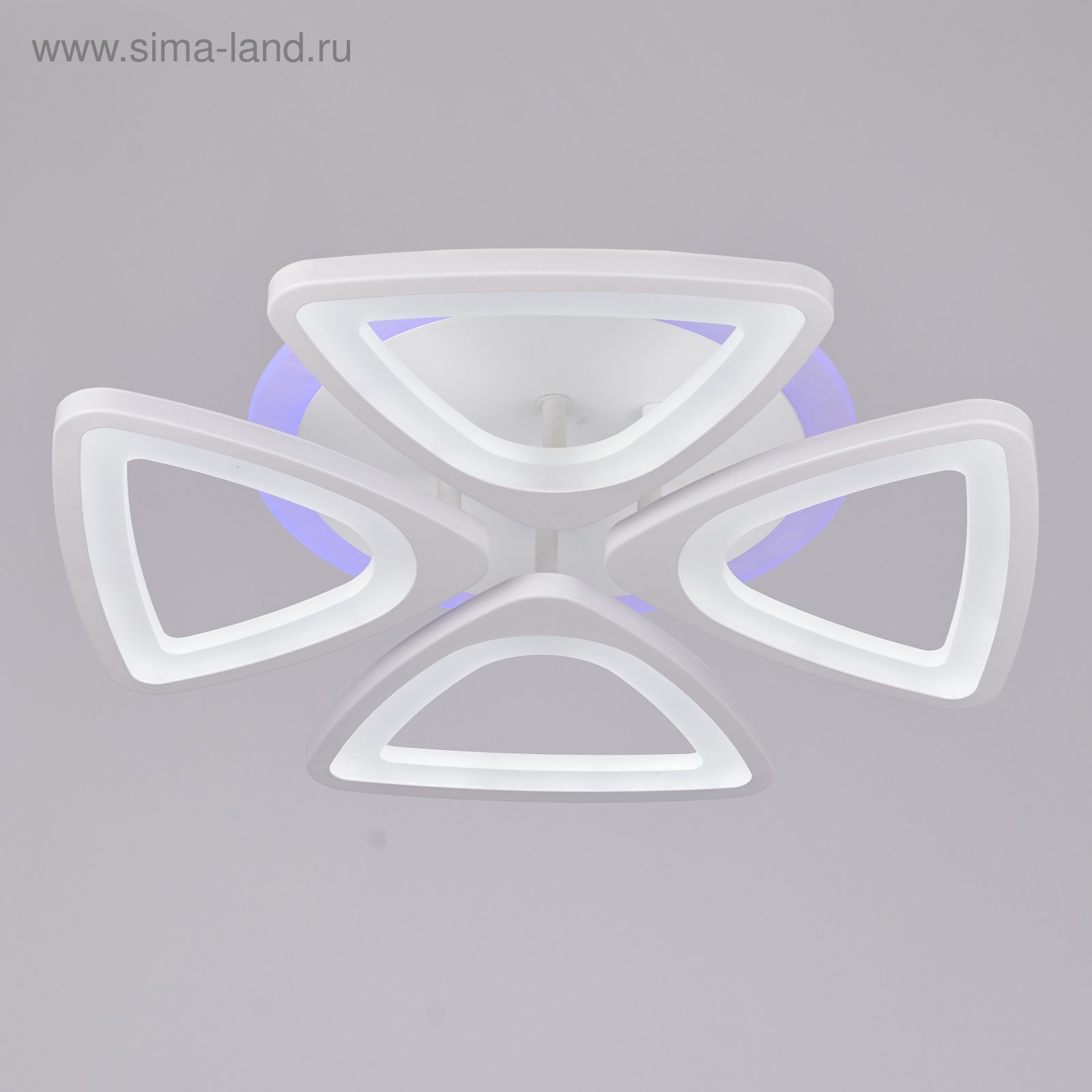 Изображение товара Люстра потолочная светодиодная Экономсвет Сима-ленд 3 м² регулируемый белый свет цвет белый