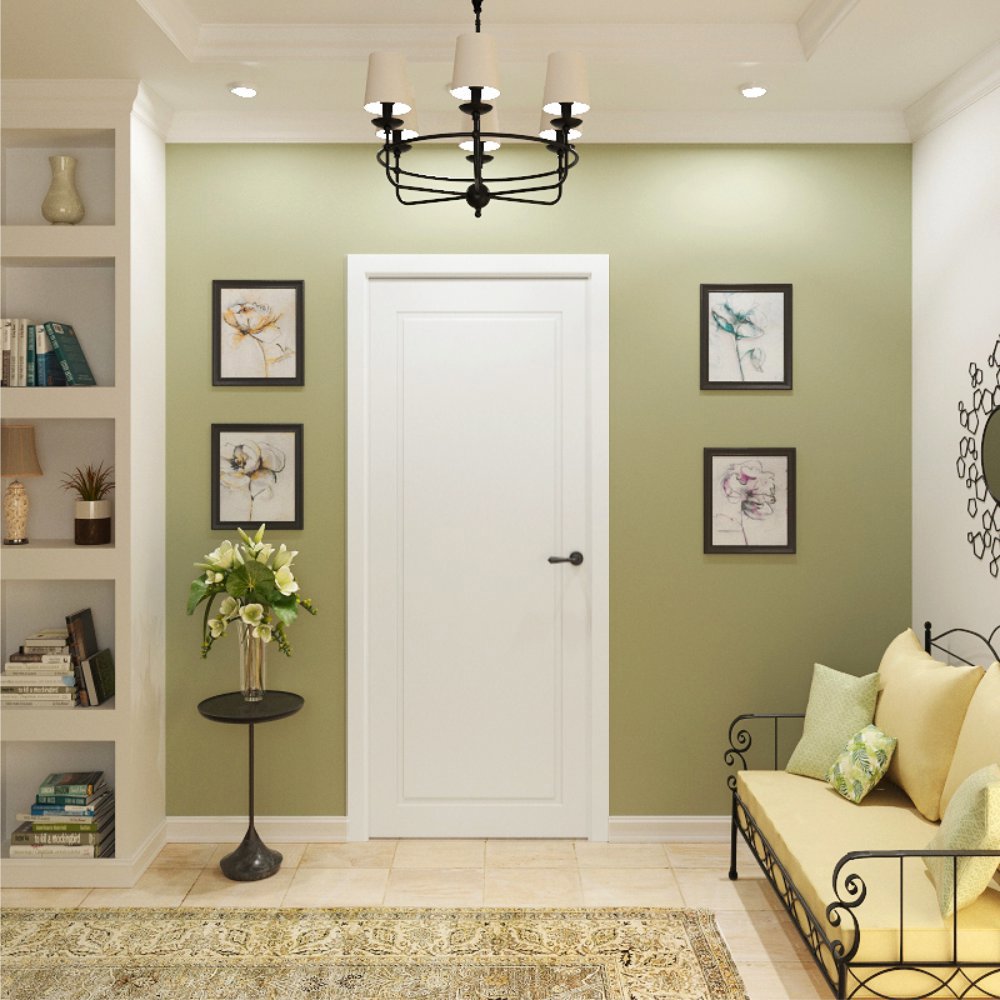 Изображение товара Дверь межкомнатная Dorica Классик-24 глухая 80x200см эмаль цвет белый с магнитной защелкой