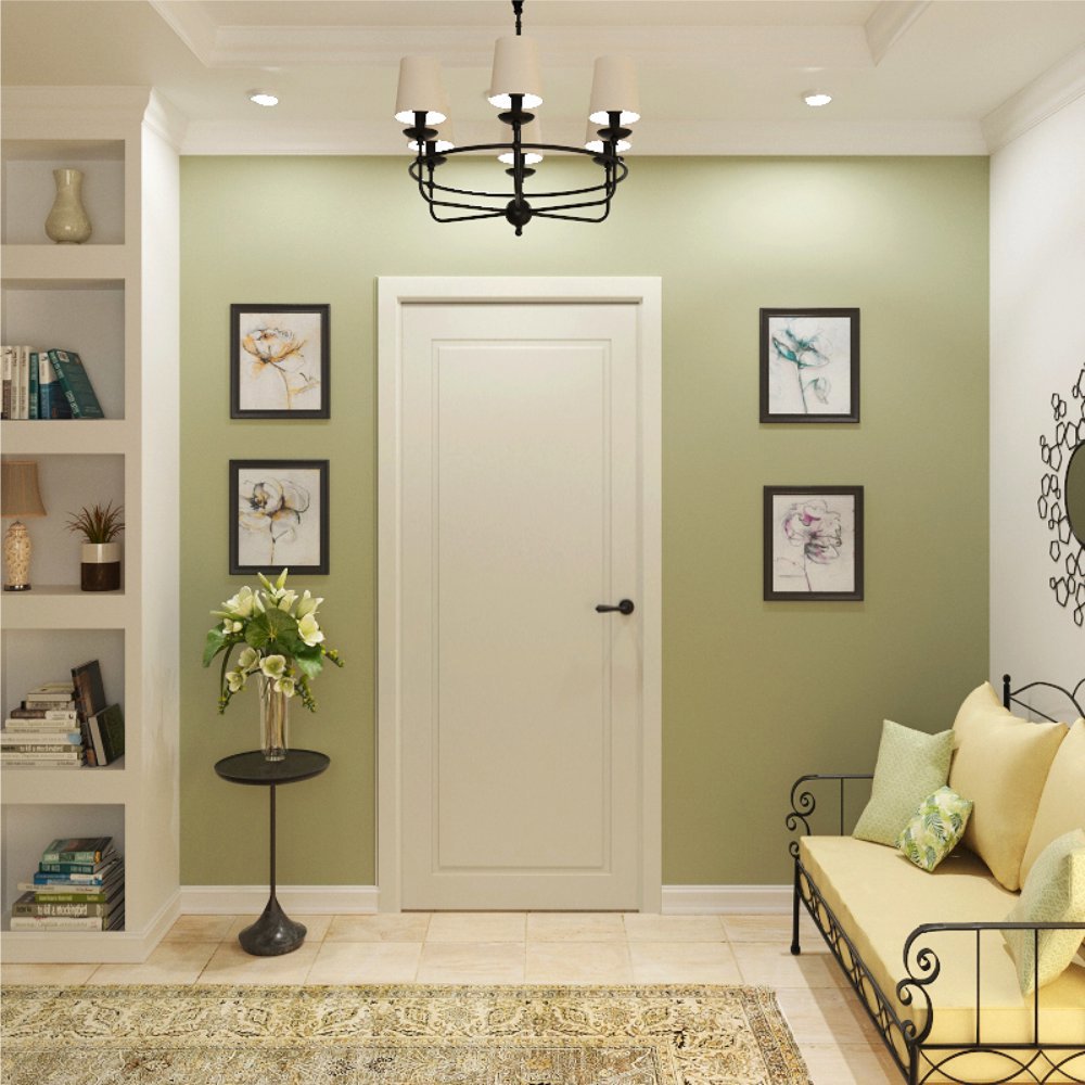 Изображение товара Дверь межкомнатная Dorica Классик-24 глухая 70x200см эмаль цвет лунный с магнитной защелкой