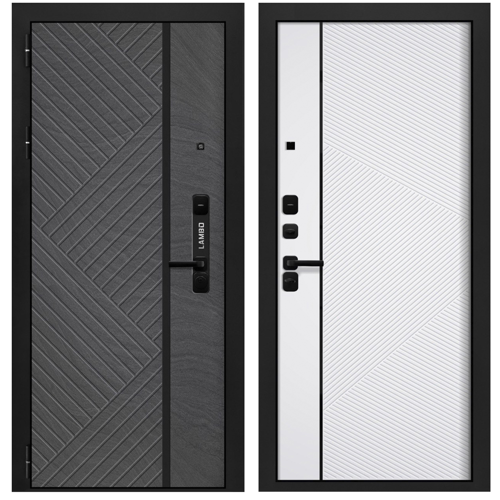 Изображение товара Входная дверь Foreman Lambo 4 левый 205x86см цвет дюна мусон/беллучи