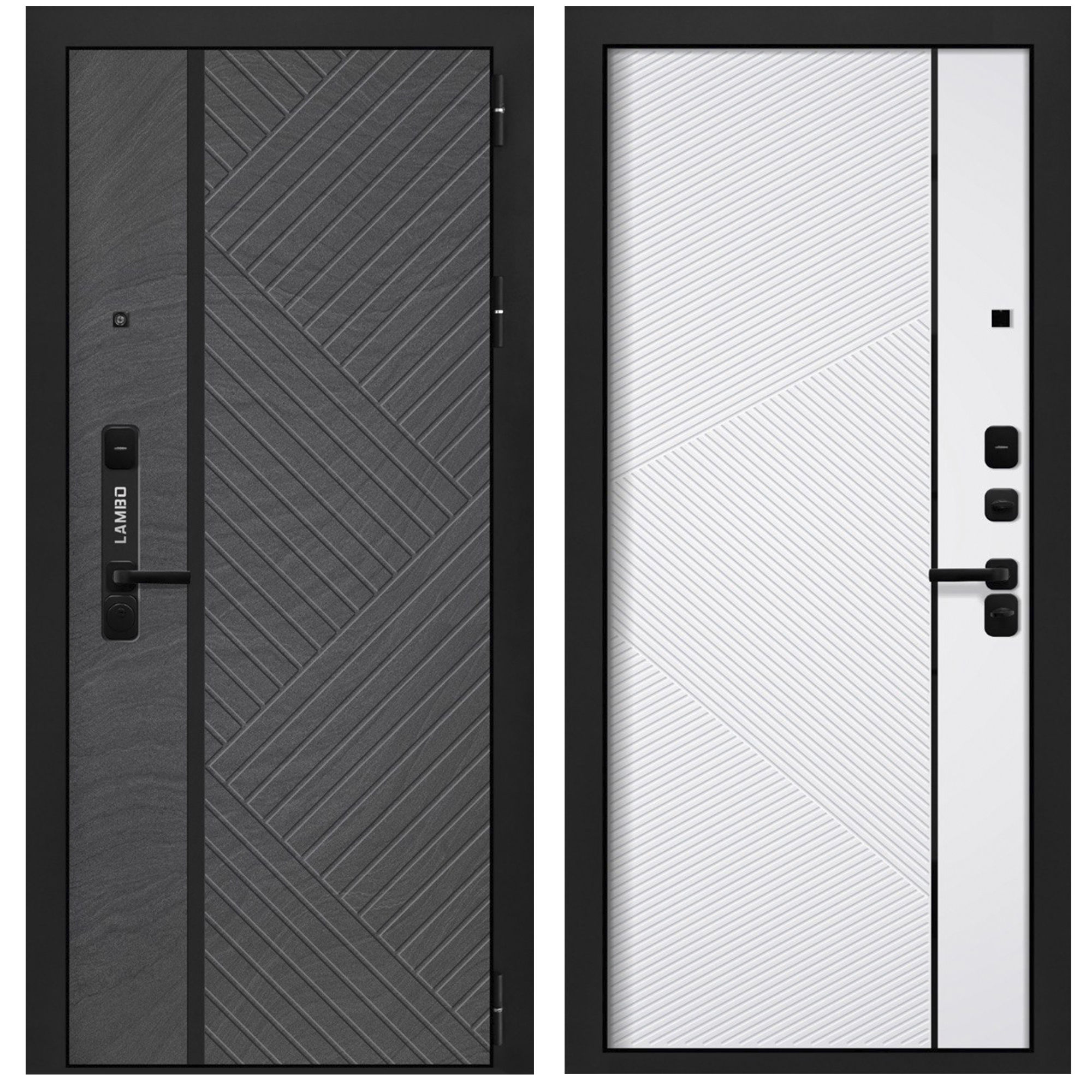 Изображение товара Foreman Lambo 4 — входная дверь 205x96 см, 2 замка, дюна мусон/беллучи