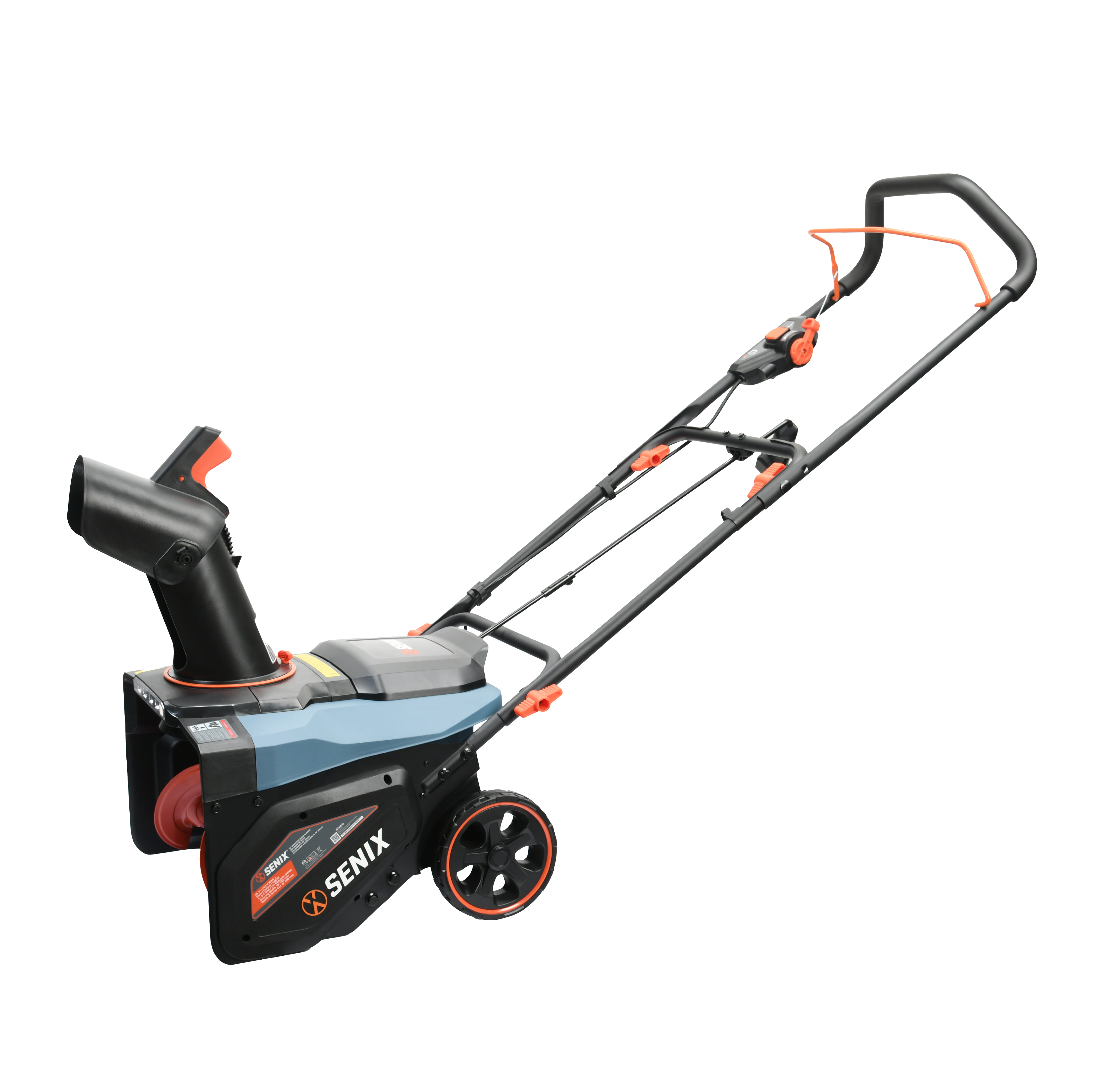 Изображение товара Снегоуборщик аккумуляторный Senix STX2-M-EU 46 см 40 В 2x5 Ач АКБ и ЗУ в комплекте