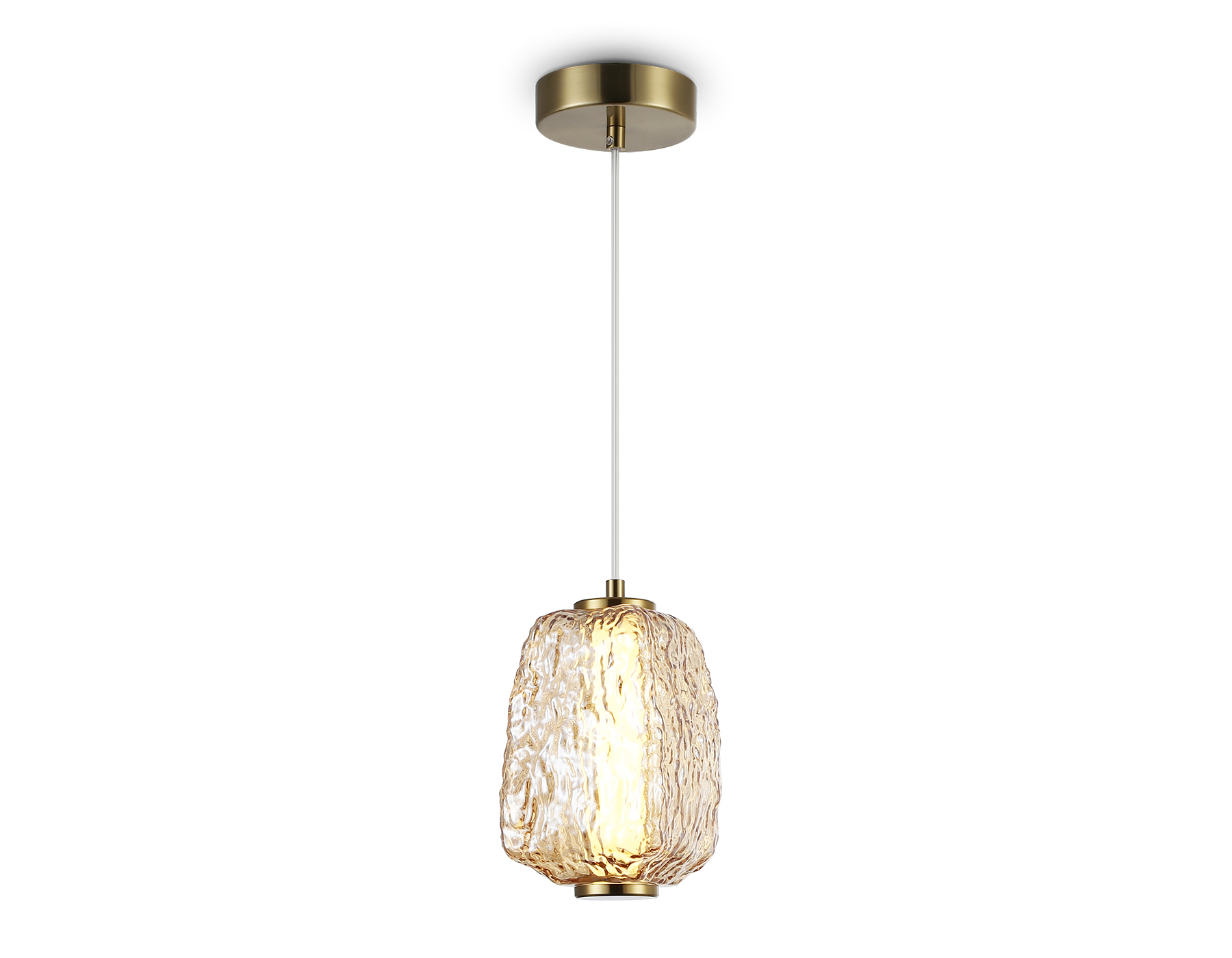 Изображение товара Светильник подвесной светодиодная Ambrella light High light Lh30101* 6 м² желтый свет цвет бронза/коричневый