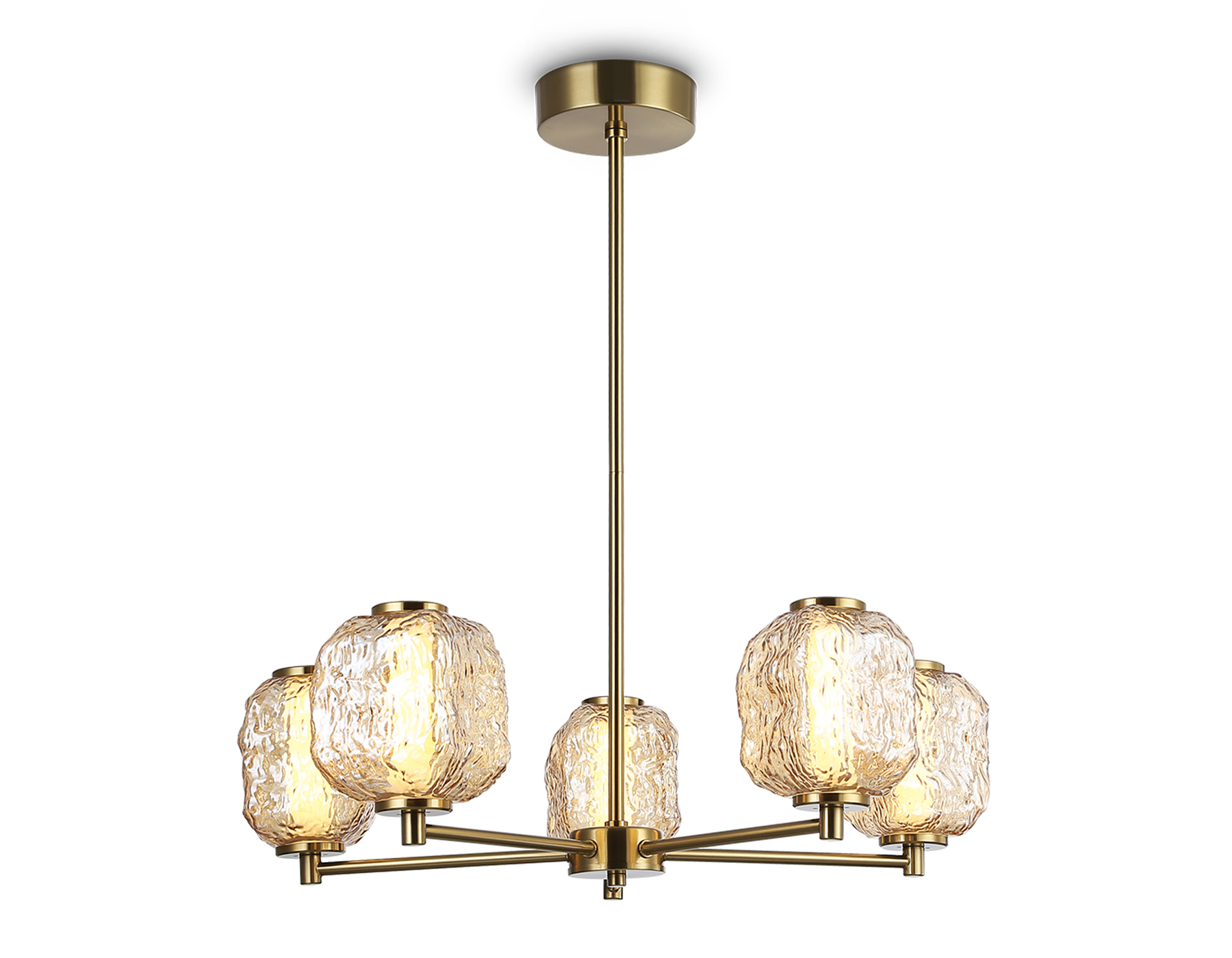 Изображение товара Люстра на штанге светодиодная Ambrella light High light Lh30104* 28 м² желтый свет цвет бронза/коричневый