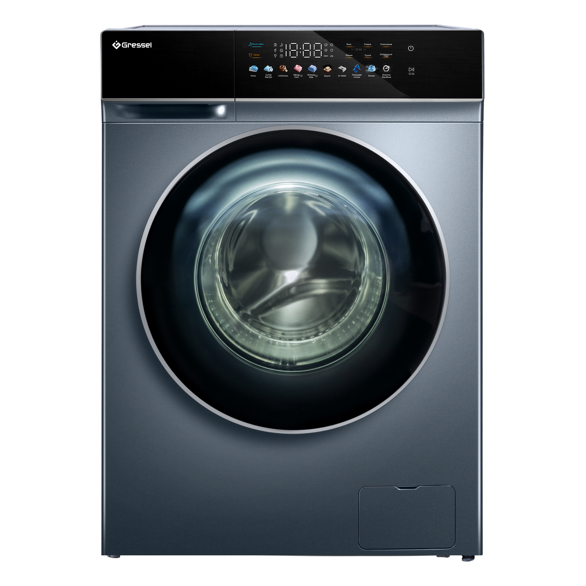 Изображение товара Стиральная машина Gressel Uhs603 59.5x85x54.2 см 10.5 кг цвет серый