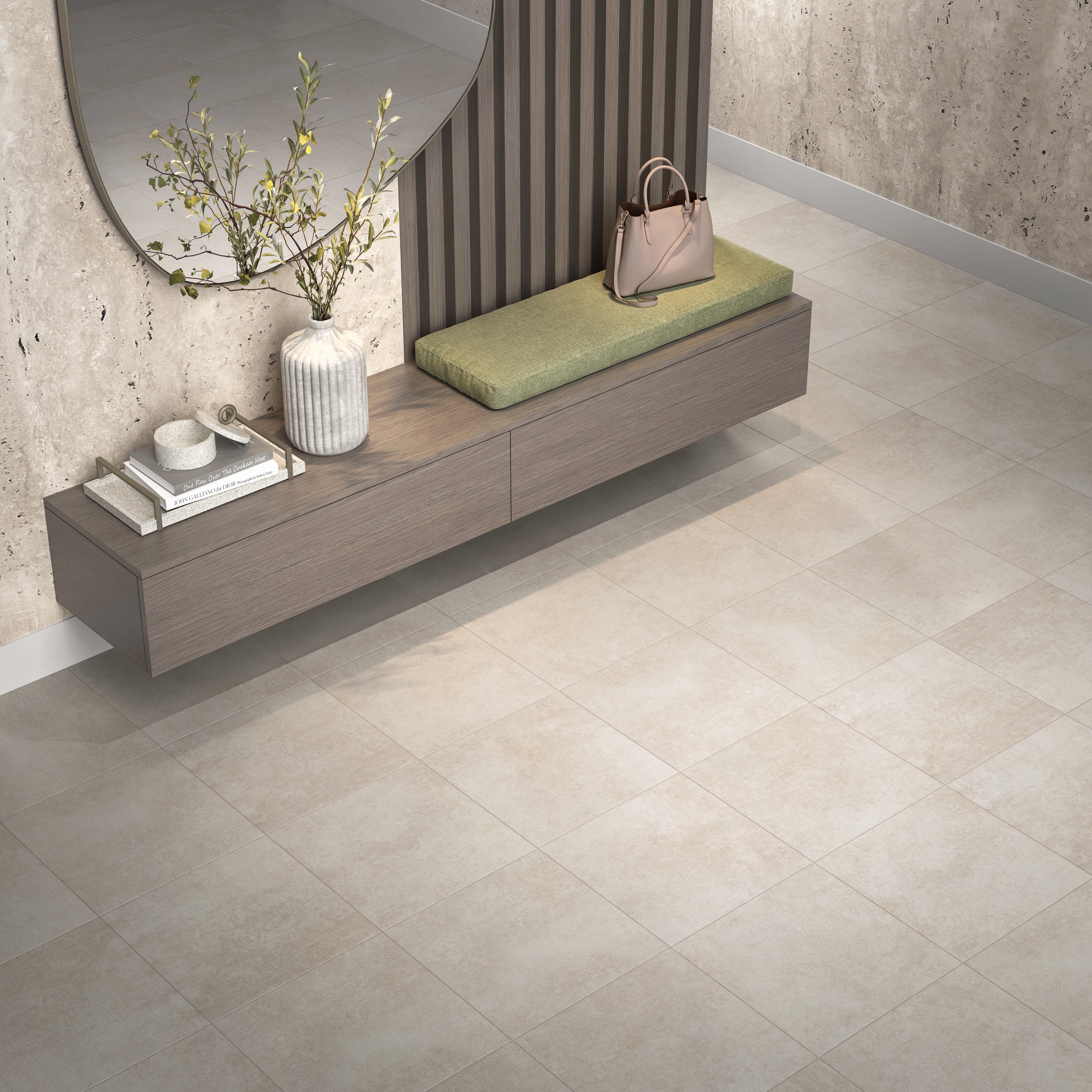 Изображение товара Глазурованный керамогранит Kerama Marazzi Берне 40.2x40.2 см бежевый