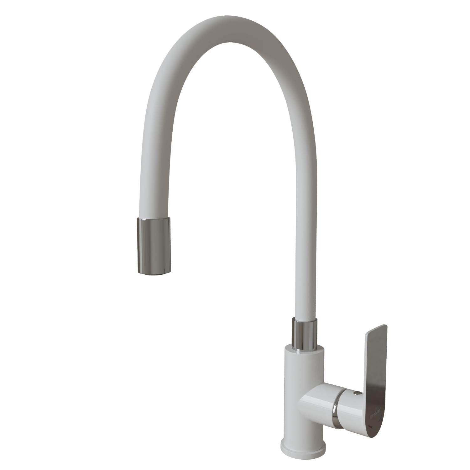 Изображение товара Смеситель для кухни Mixline 553228 с гибким изливом белый