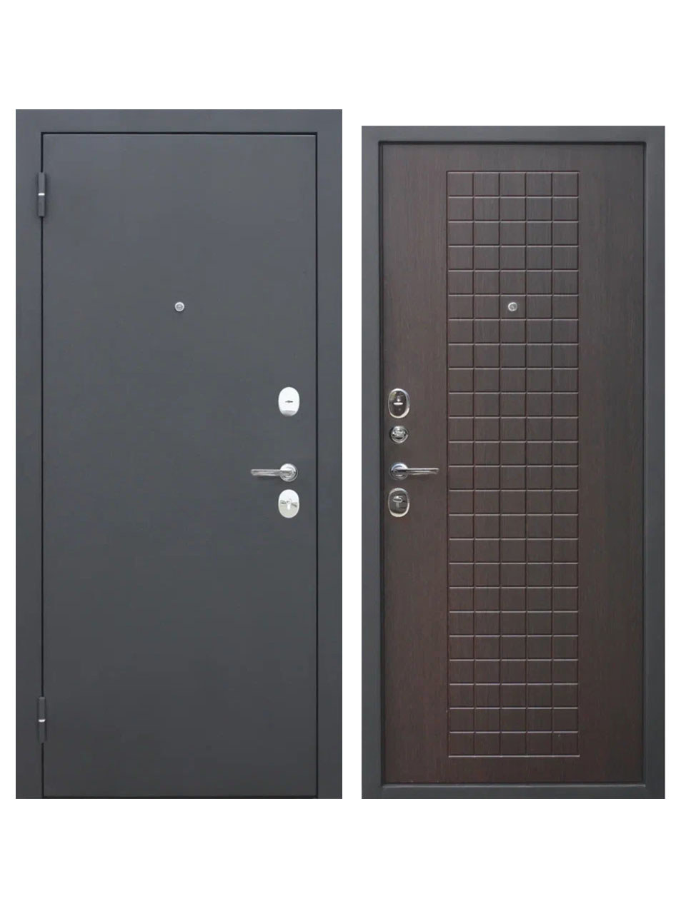 Изображение товара Входная дверь Superlock SL-3 левый 205x96см цвет черный муар/венге