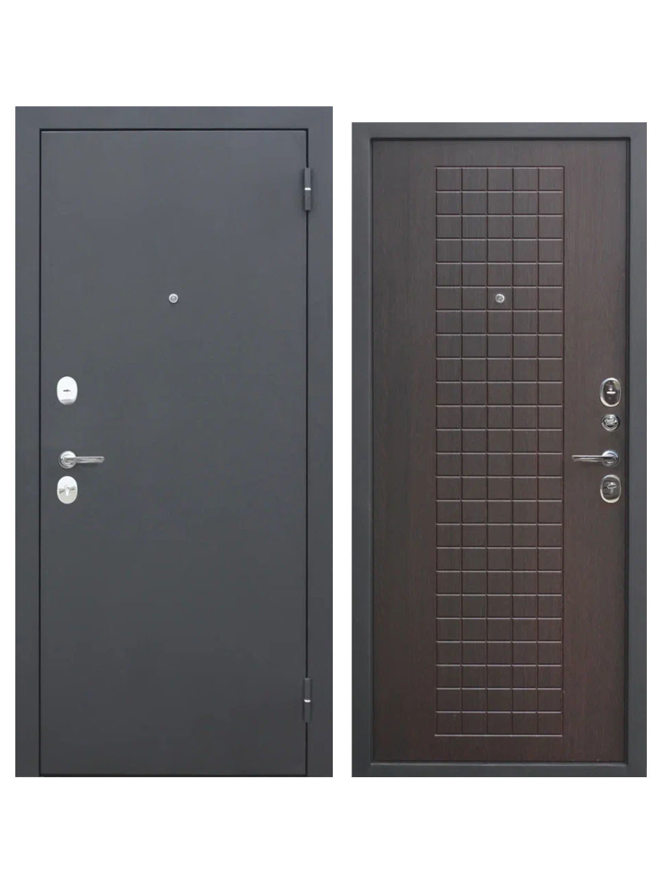 Изображение товара Входная дверь Superlock SL-3 правый 205x96см цвет черный муар/венге