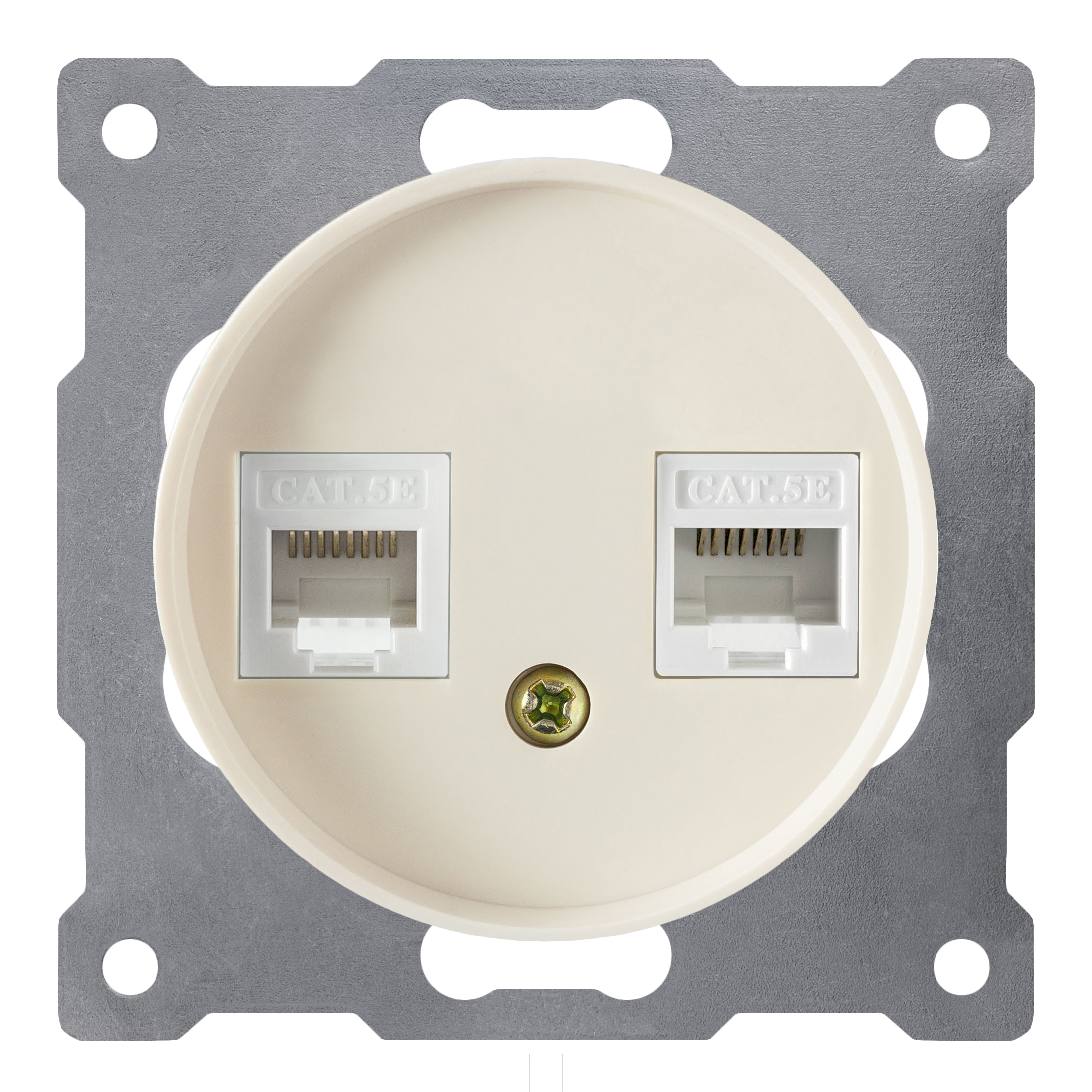 Изображение товара Розетка RJ45 встраиваемая Onekeyelectro Florence 2172795 с заземлением цвет бежевый Изображение товара Розетка RJ45 встраиваемая Onekeyelectro Florence 2172795 с заземлением цвет бежевый