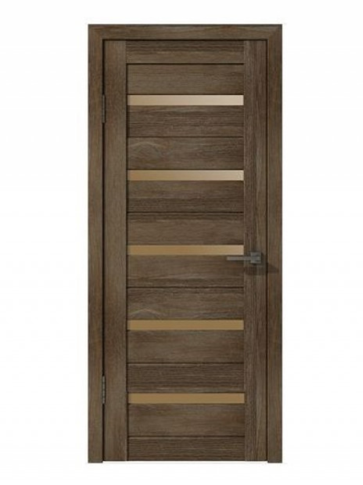 Изображение товара Дверь межкомнатная VFD Light Х7 со стеклом 200x70 см, дуб трюфель