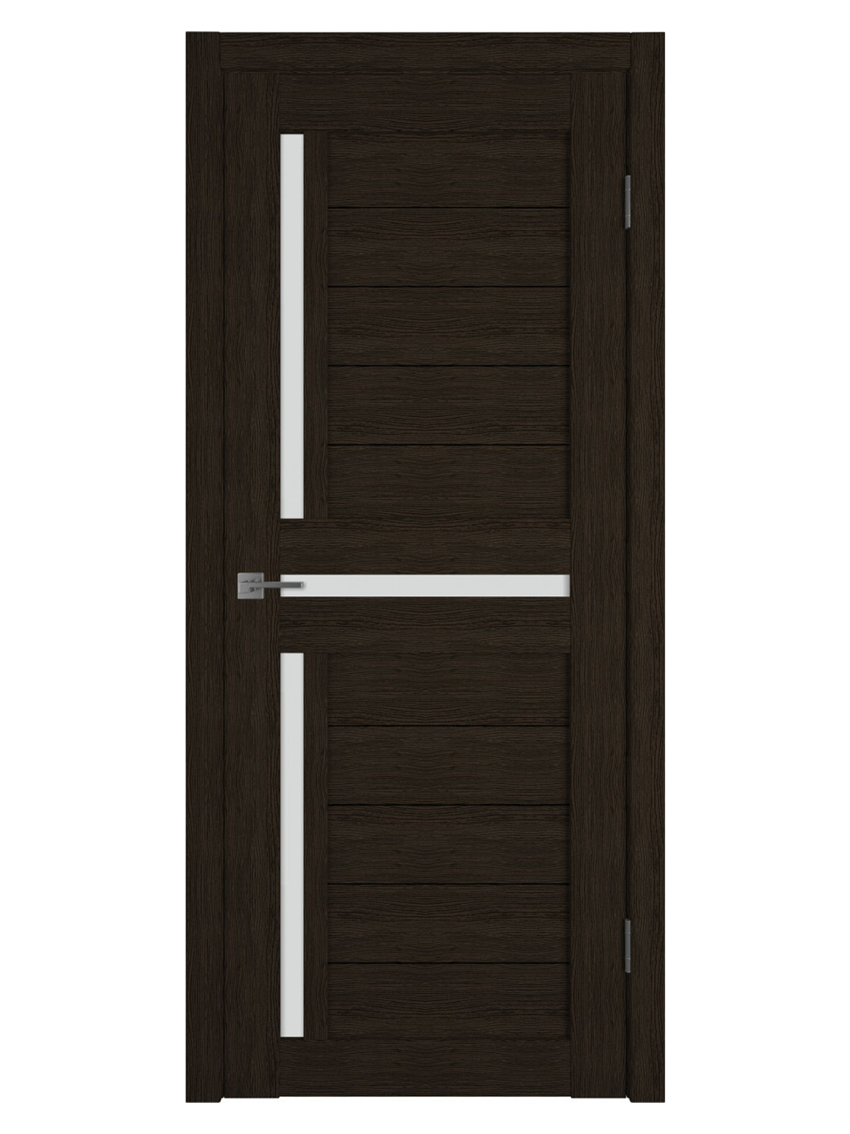 Изображение товара Дверь межкомнатная VFD Light Х16 Дуб шоколад (белый сатинат) 200x90 см