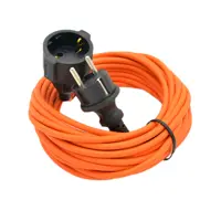 Изображение товара Удлинитель-шнур 3x1 20 м 1 розетка 2200 Вт с заземлением цвет оранжевый