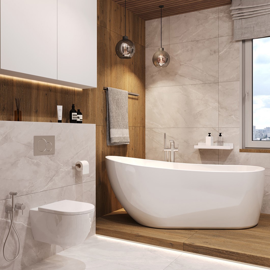 Изображение товара Керамогранит Starowood Cherry Carving 20x120 см коричневый 5 шт