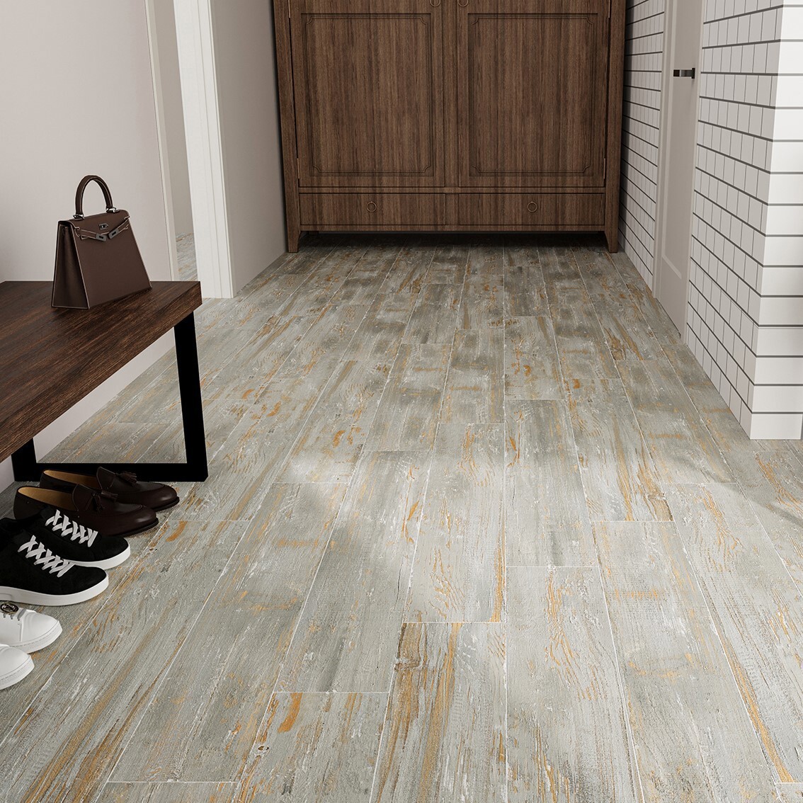 Изображение товара Керамогранит Starowood Provance 20x120 см серый