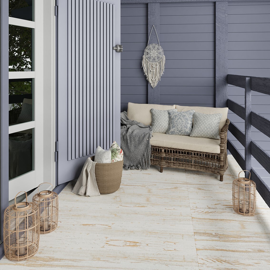 Изображение товара Керамогранит Starowood Provance White Carving 20x120см для пола и стен