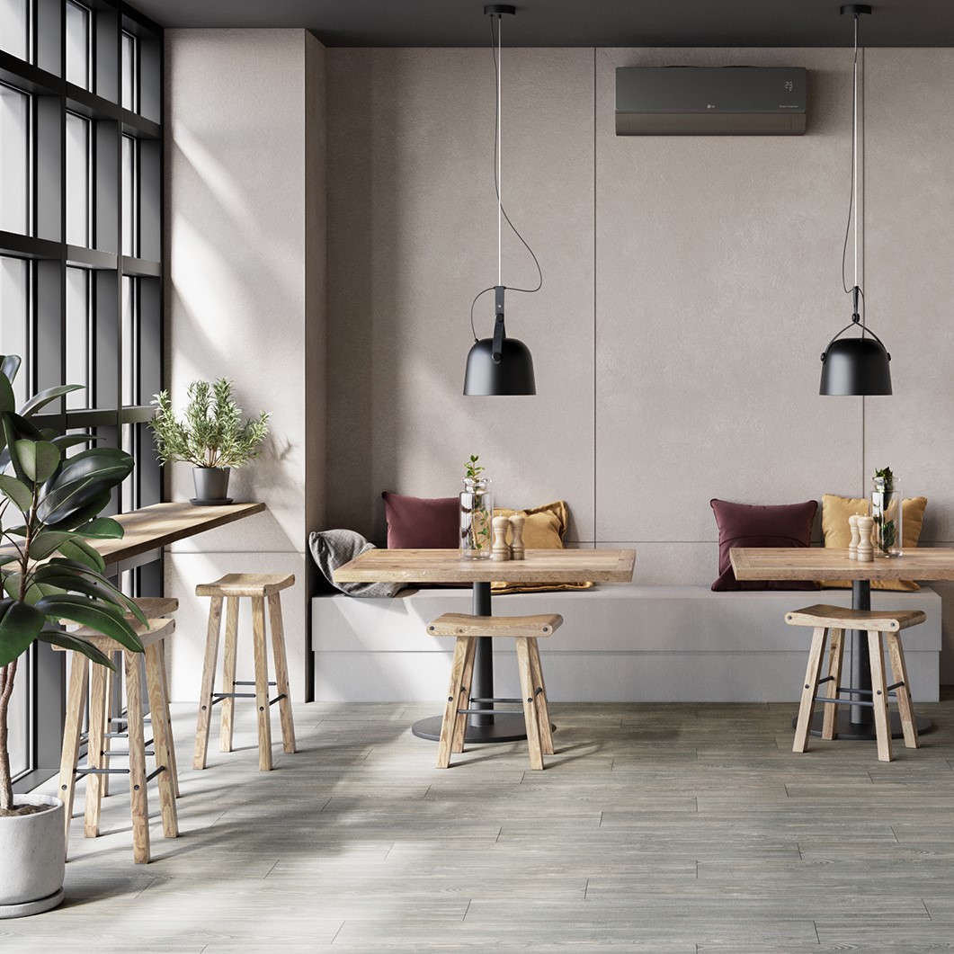 Изображение товара Керамогранит Starowood Polo Grigio Matt 20x120 см имитация дерева морозостойкий нескользящий